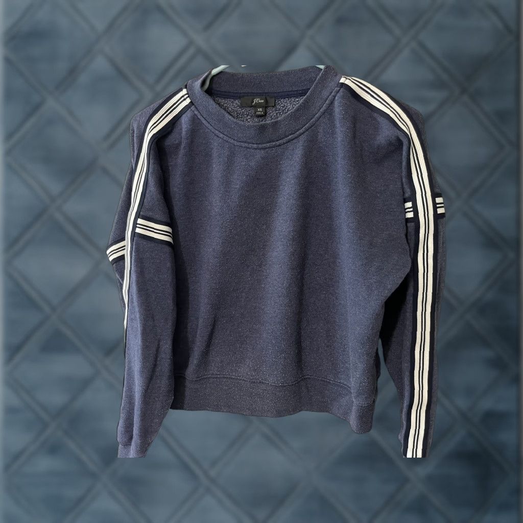 J.Crew VINTAGE J.CREW Womens Sweatshirt Pullover Long Sleeve Crew Neck Activewear Blue XS Size XS / US 0-2 / IT 36-38 - 1 Thumbnail
