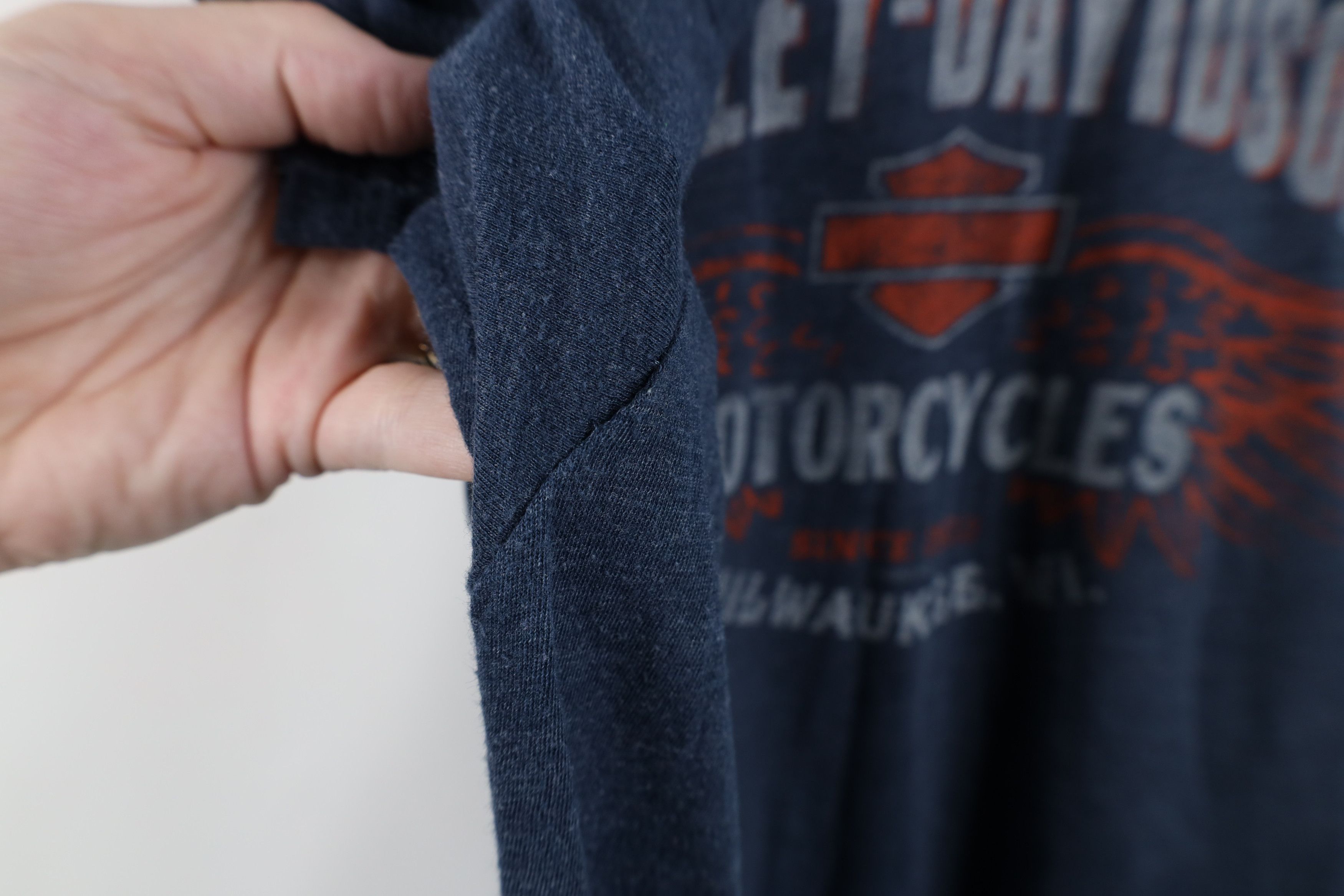 Harley Davidson Vintage Y2K Harley Davidson Jersey Knit Short Sleeve T-Shirt Size US XL / EU 56 / 4 - 7 Thumbnail