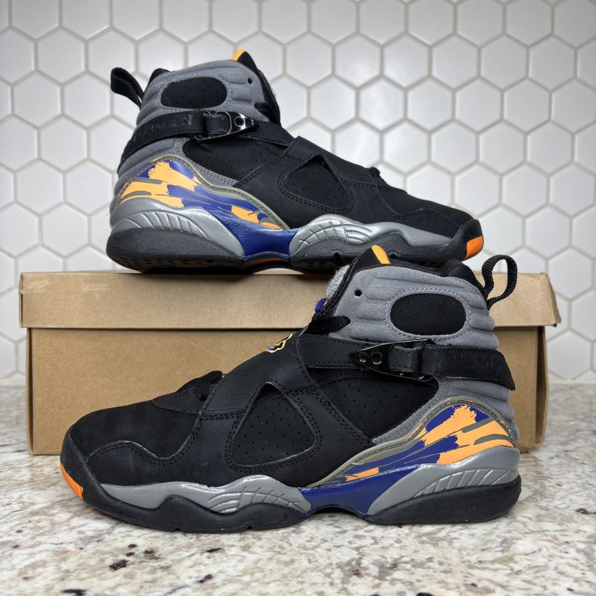 Jordan Brand Size 5.5-Jordan 8 Retro Phoenix Suns (GS) Clean no box Size US 5.5 / EU 38 - 1 Thumbnail