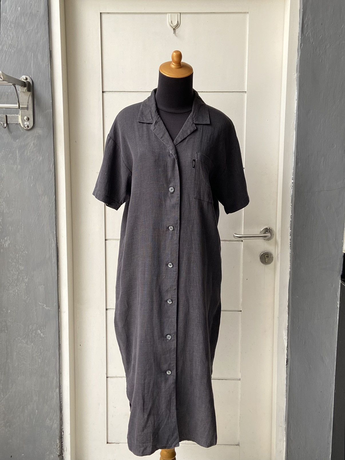 Designer × Japanese Brand × Yohji Yamamoto SACSNY Y’SACCS Grey Long Shirt Size US M / EU 48-50 / 2 - 6 Thumbnail