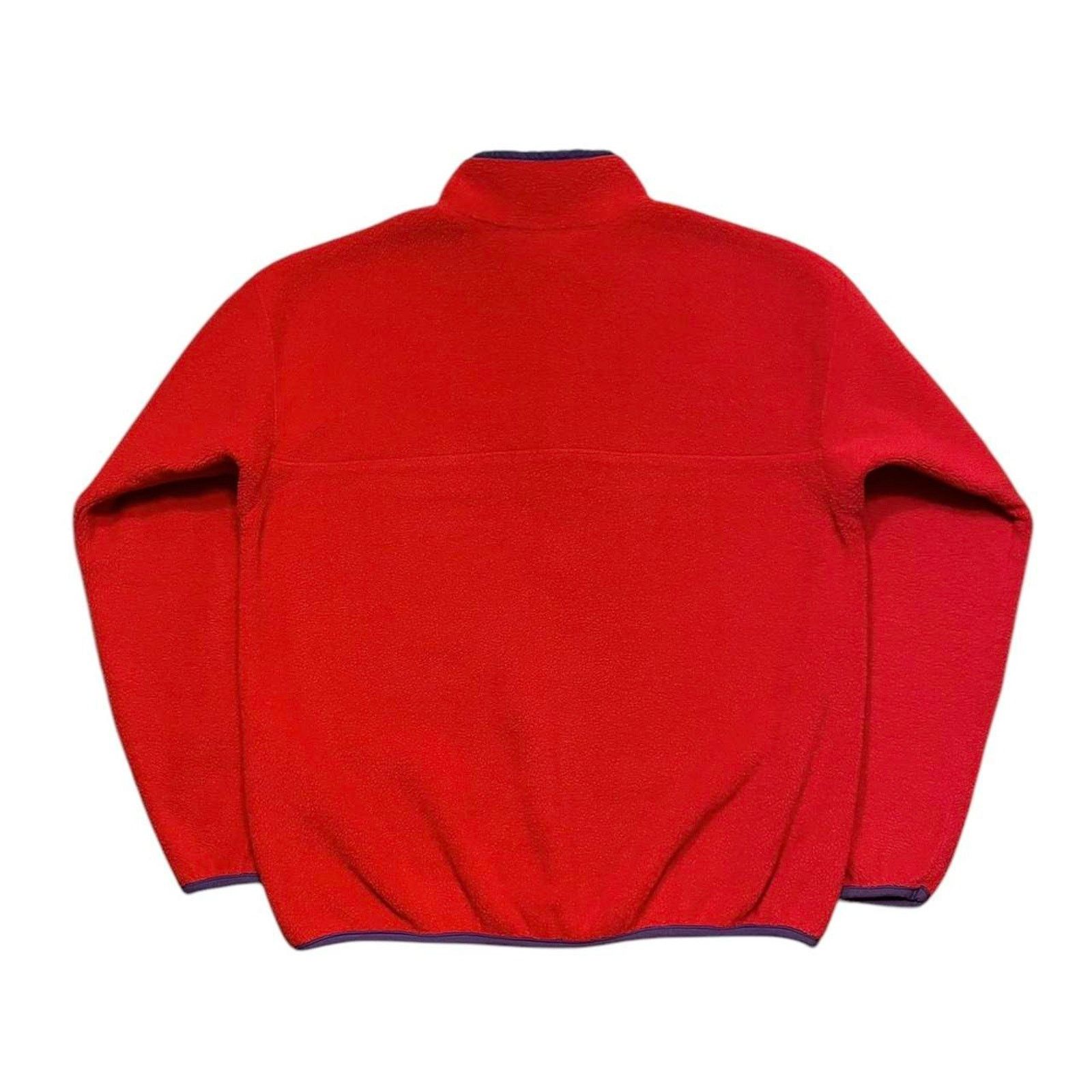 Patagonia VTG 1980s Patagonia Red Synchilla USA Heavy pullover Fleece Size S / US 4 / IT 40 - 2 Thumbnail