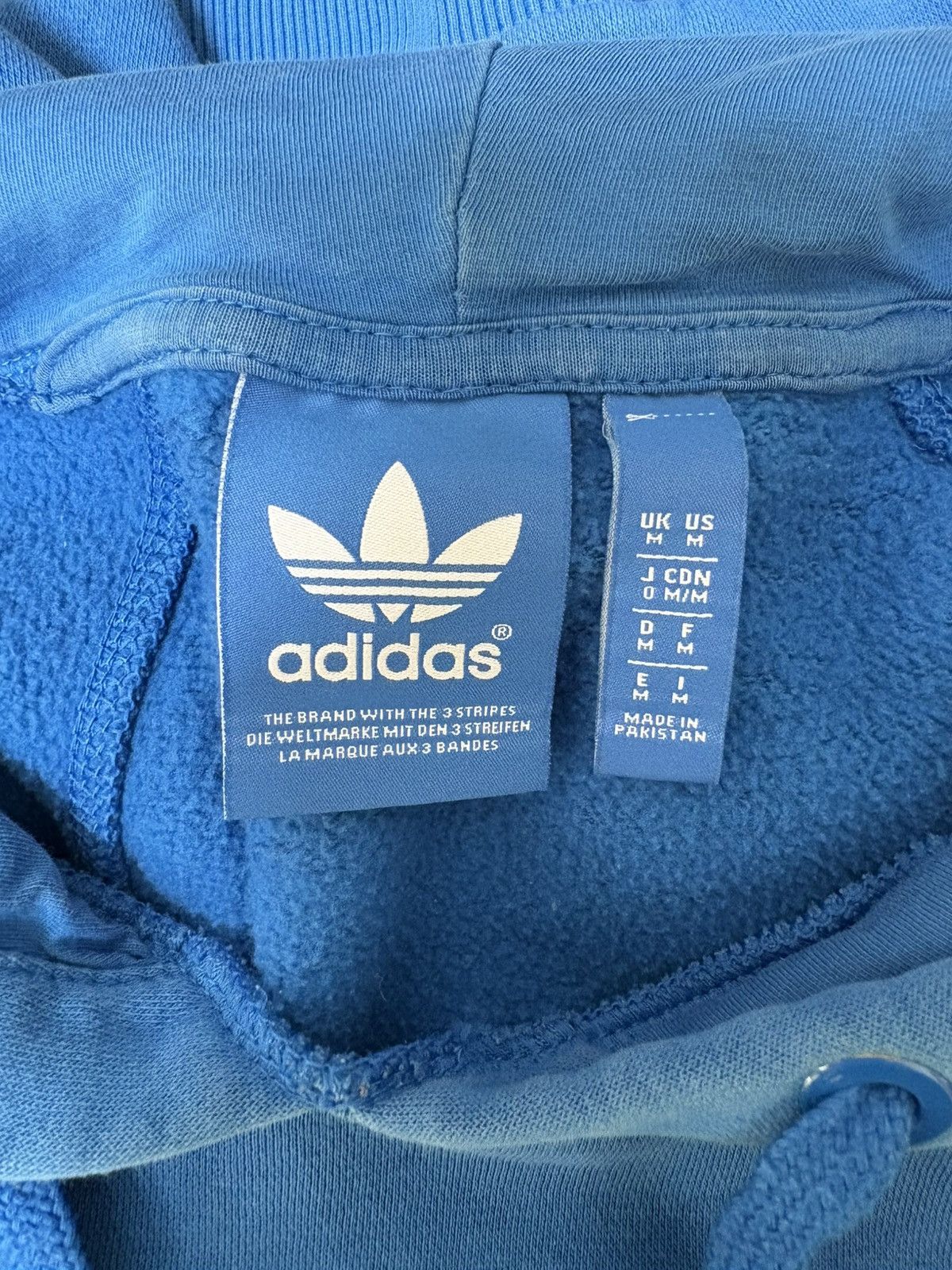 Adidas Blue Adidas Hoodie Size US M / EU 48-50 / 2 - 3 Thumbnail