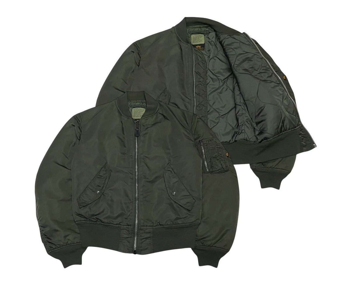 Alpha Industries Vintage Alpha Industries MA-1 Bomber Jacket Size US S / EU 44-46 / 1 - 1 Thumbnail
