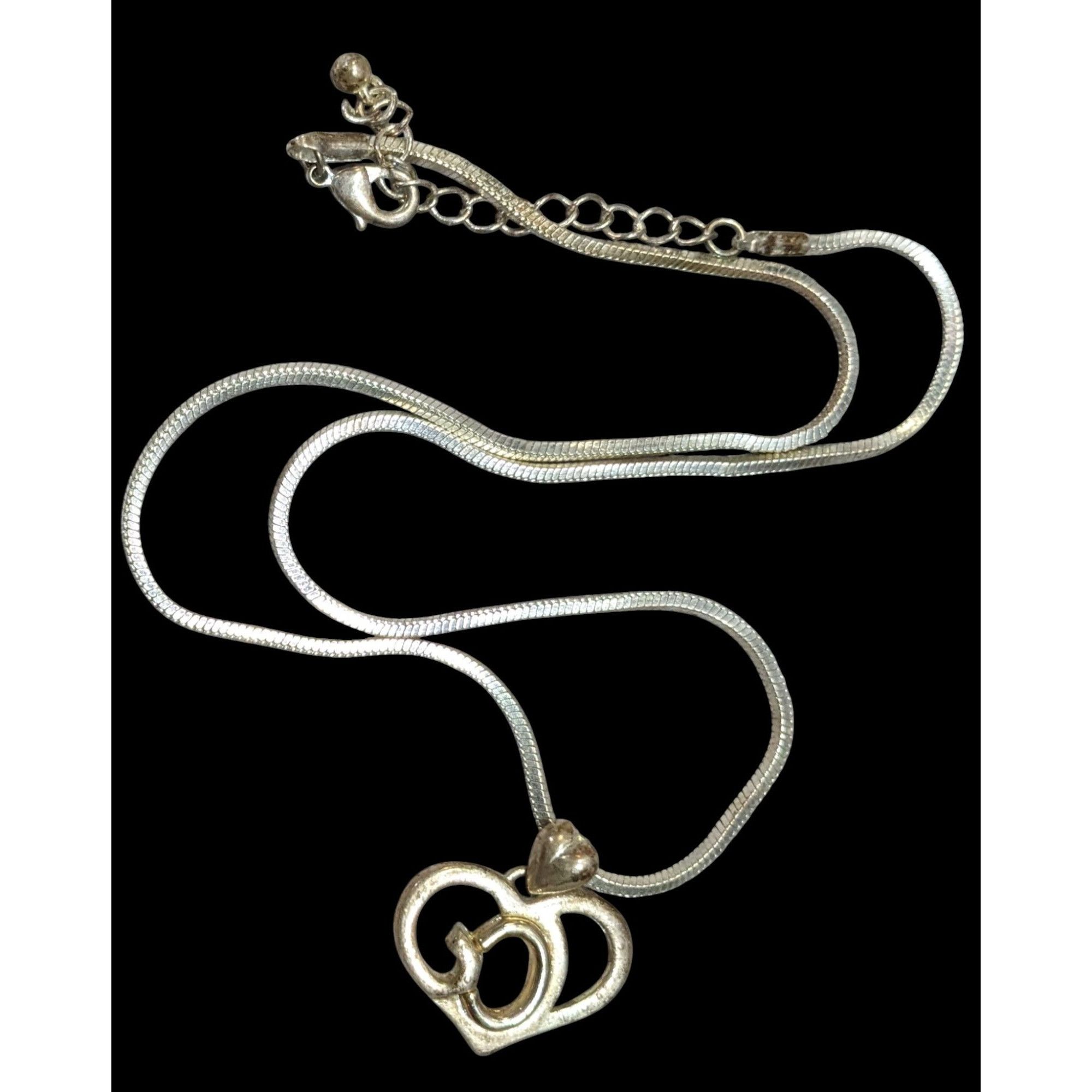 Other Classic Religious God Heart Pendant Necklace Marked SJ Size ONE SIZE - 1 Thumbnail