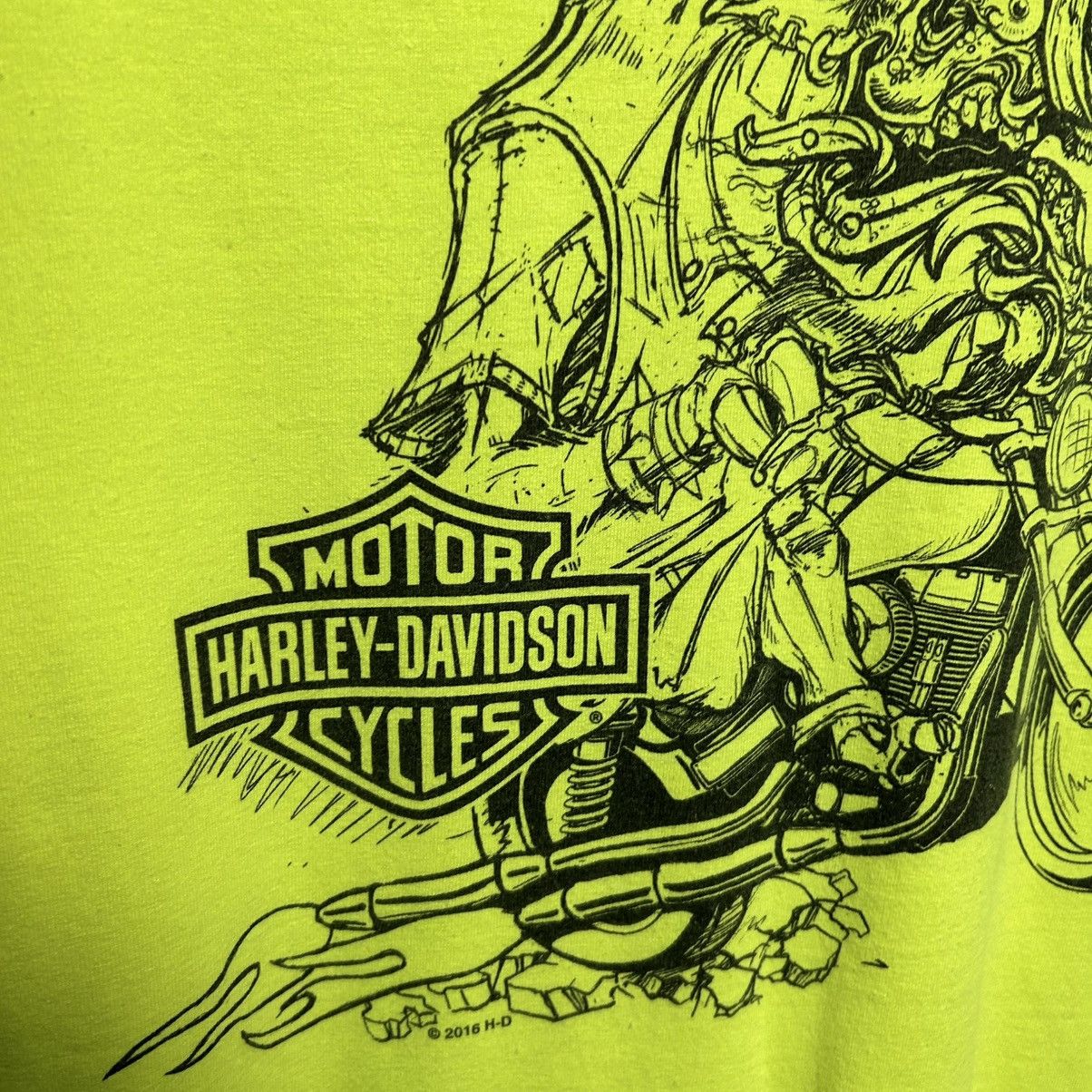 Harley Davidson Vintage Harley Davidson 2013 Big Graphic Logo motorcycle tee Size US XL / EU 56 / 4 - 3 Thumbnail