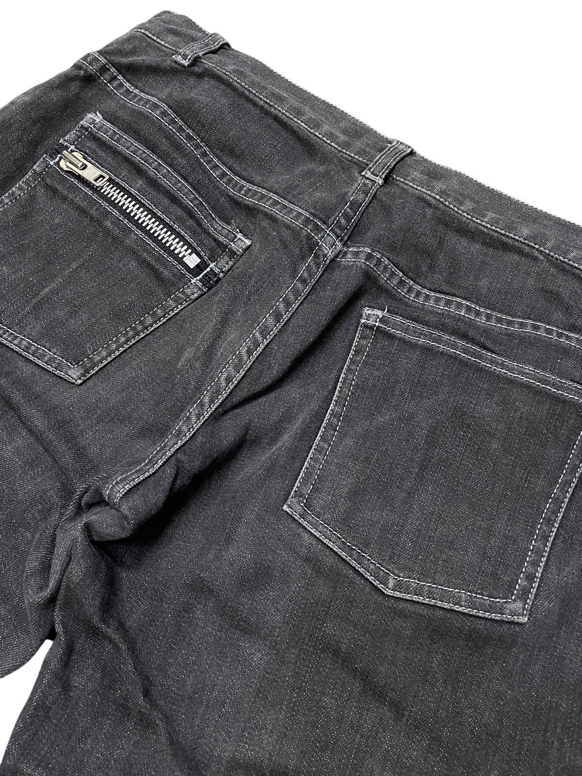 Hysteric Glamour × Marc Jacobs Archive 2000 Marc Jacobs Flared Bush Pocket Zipper Jeans Size US 30 / EU 46 - 15 Thumbnail