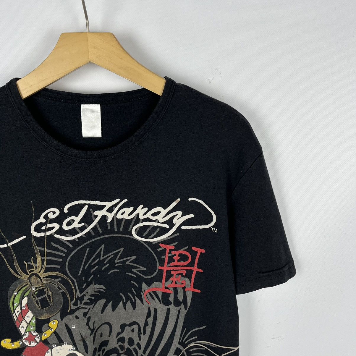Ed Hardy Vintage Ed Hardy y2k skulls big logo tee 90’s Size US L / EU 52-54 / 3 - 2 Thumbnail
