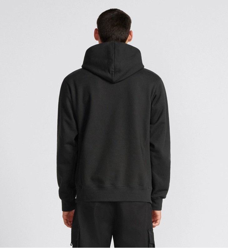 Dior o1w1db11024 Relaxed-Fit Hooded SweatShirt in Black Size US S / EU 44-46 / 1 - 6 Thumbnail