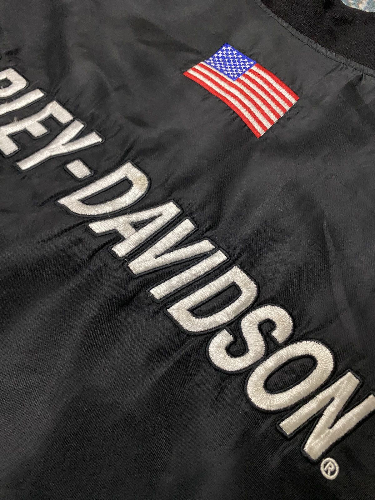 Harley Davidson Harley-Davidson Y2K Bomber Jacket Evil Knievel Size US L / EU 52-54 / 3 - 4 Thumbnail
