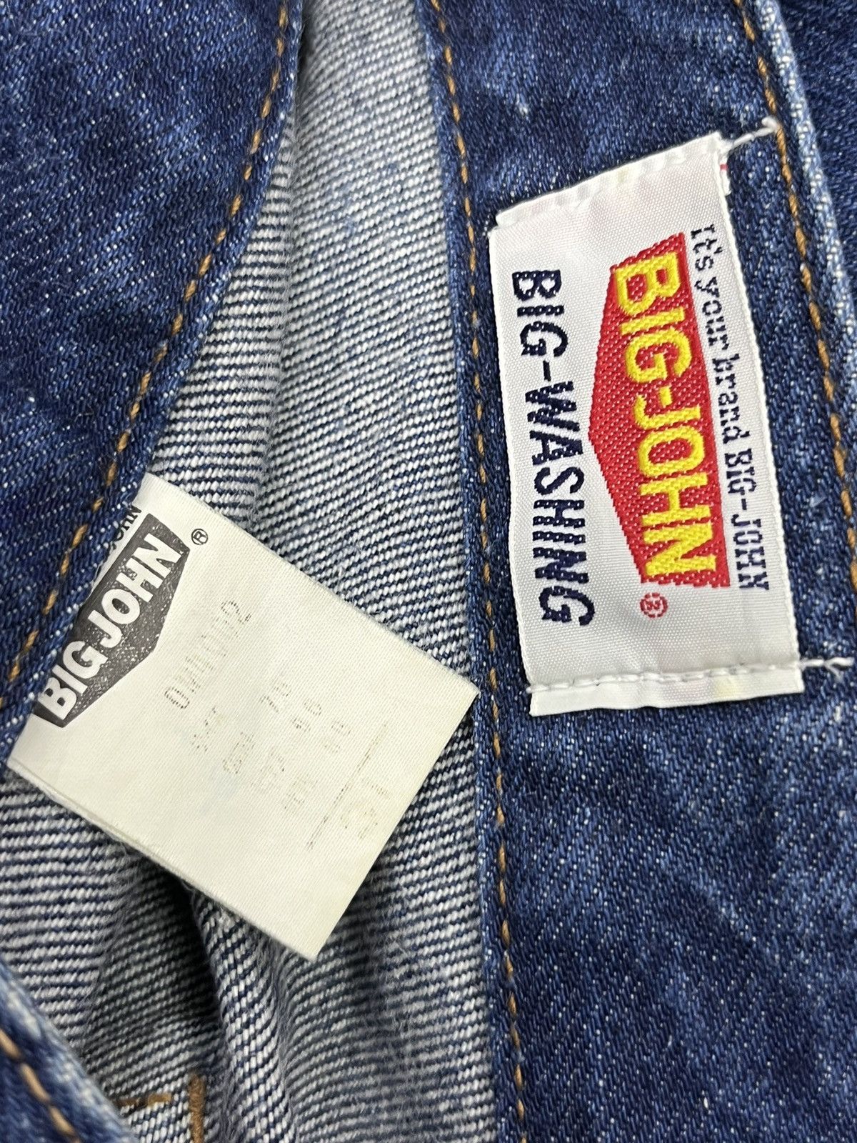 Big John × Le Grande Bleu (L.G.B.) × Vintage ULTRAFLARE🔥BIG JOHN BIG WASHING Bush Pants Distressed Jeans Size US 29 - 9 Thumbnail