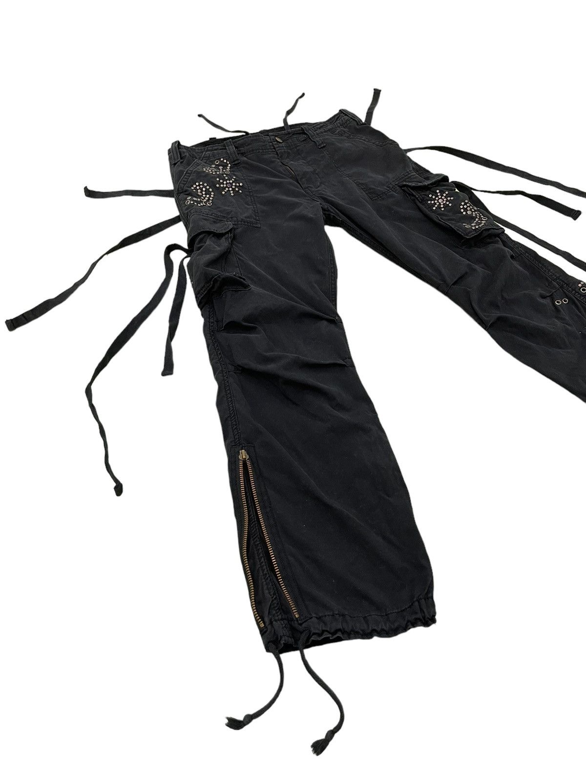 Japanese Brand Cargo Pant Royal Blue Regular Fit 6🟦9 Size US 33 - 2 Thumbnail
