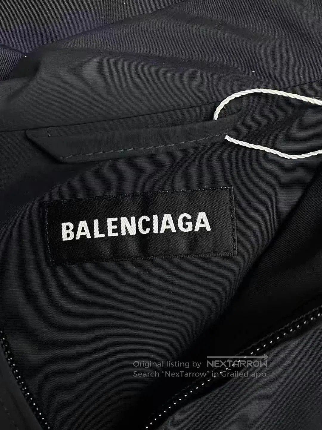 Balenciaga Black Zip-Up Light Jacket. Size US S / EU 44-46 / 1 - 8 Thumbnail