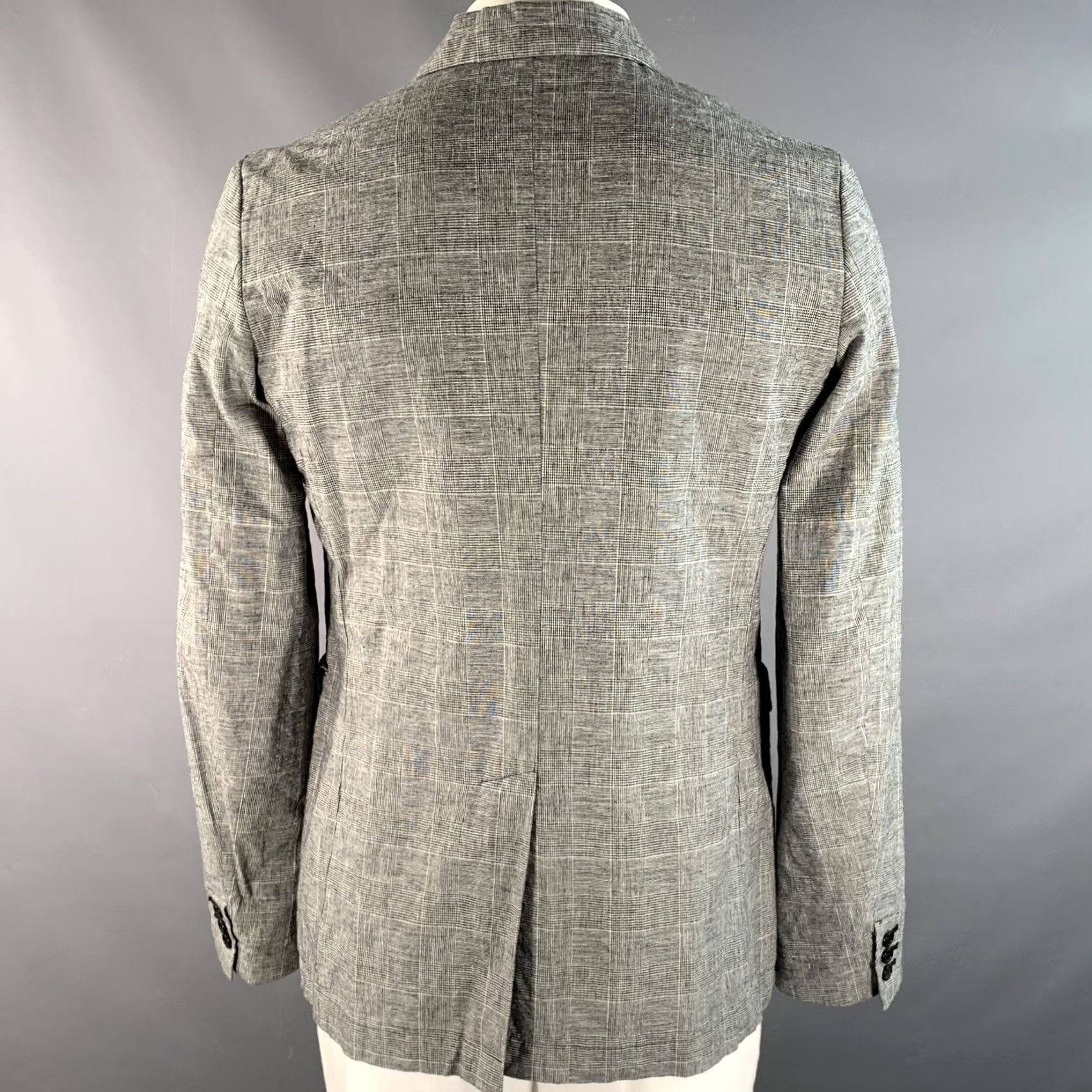 Comme des Garcons Girl COMME des GARCONS BLACK Sport Coat Chest XL Glenplaid Notch Lapel Mens Size US XL / EU 56 / 4 - 3 Thumbnail