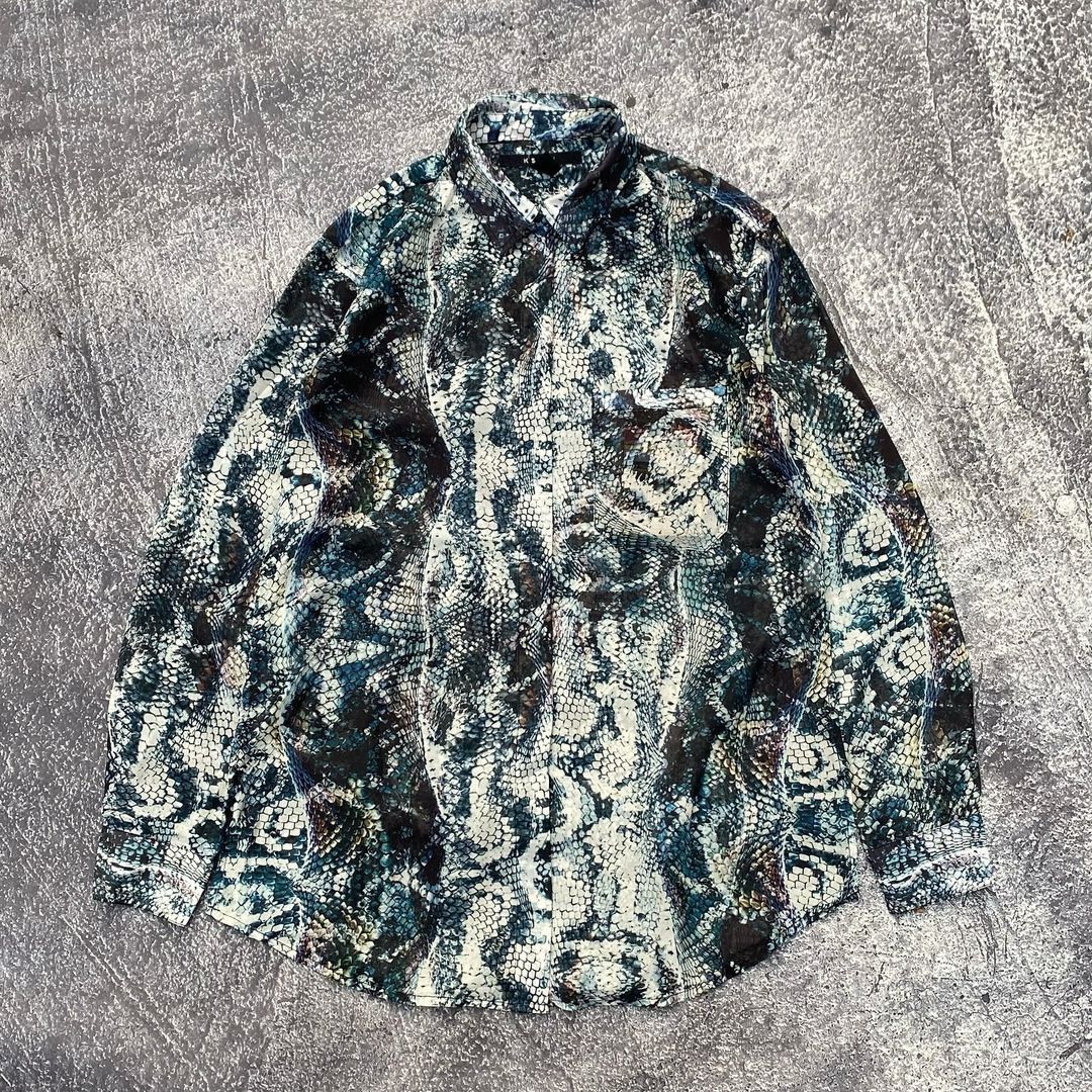 Designer × Ksubi Ksubi snake Pattern Shirt Size US M / EU 48-50 / 2 - 2 Thumbnail