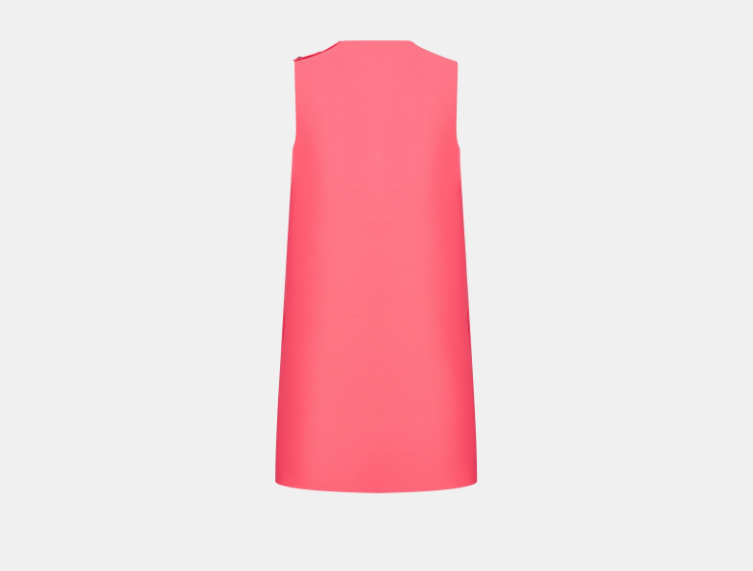 Dior o1w1db10925 441R87 Straight Mini Dress in Candy Pink Size XL / US 12-14 / IT 48-50 - 2 Thumbnail
