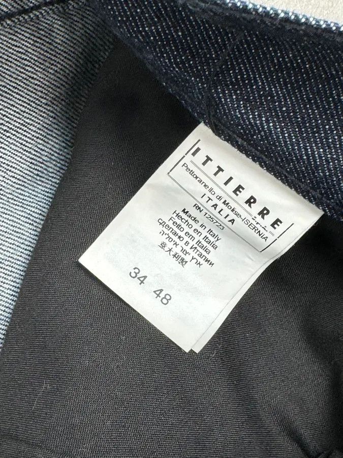 Balmain 2010s Pierre Balmain Navy Brut Slim Denim Jeans Size US 30 / EU 46 - 11 Thumbnail