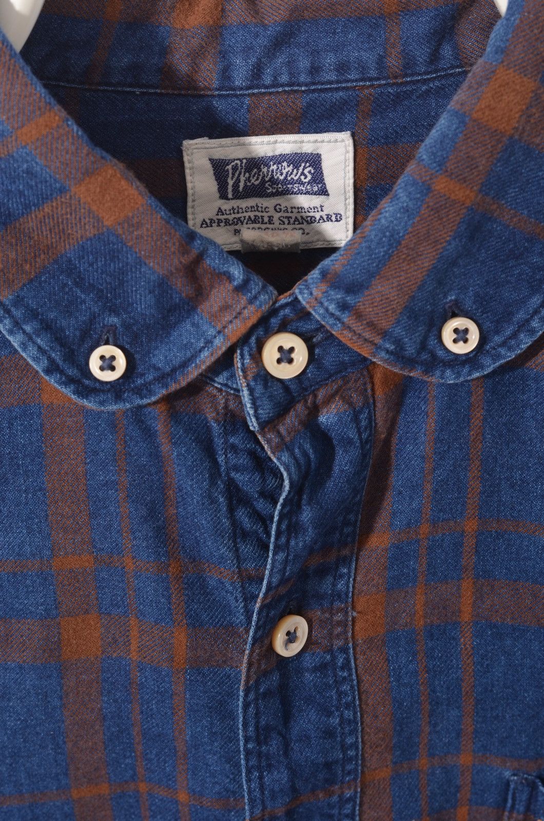 Pherrow's Pherrows Cotton Flannel Shirt Long sleeve sz L Size US L / EU 52-54 / 3 - 3 Thumbnail