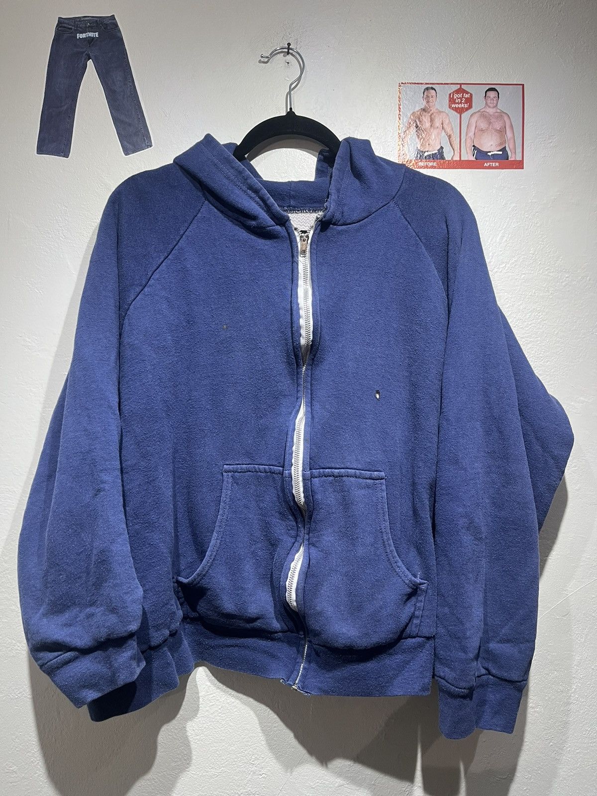 Vintage Vintage Thermal hoodie Size US M / EU 48-50 / 2 - 1 Thumbnail