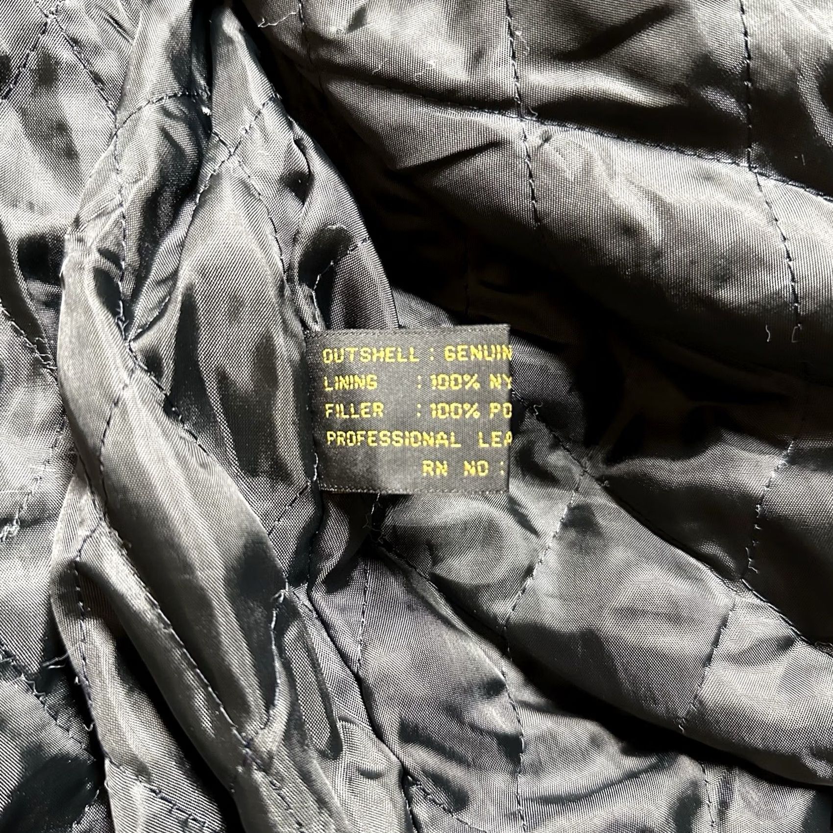 Vintage VINTAGE Adler Jacket Mens XLT Black Full Zip Pockets Quilted Bomber Leather EUC Size US XL / EU 56 / 4 - 6 Thumbnail