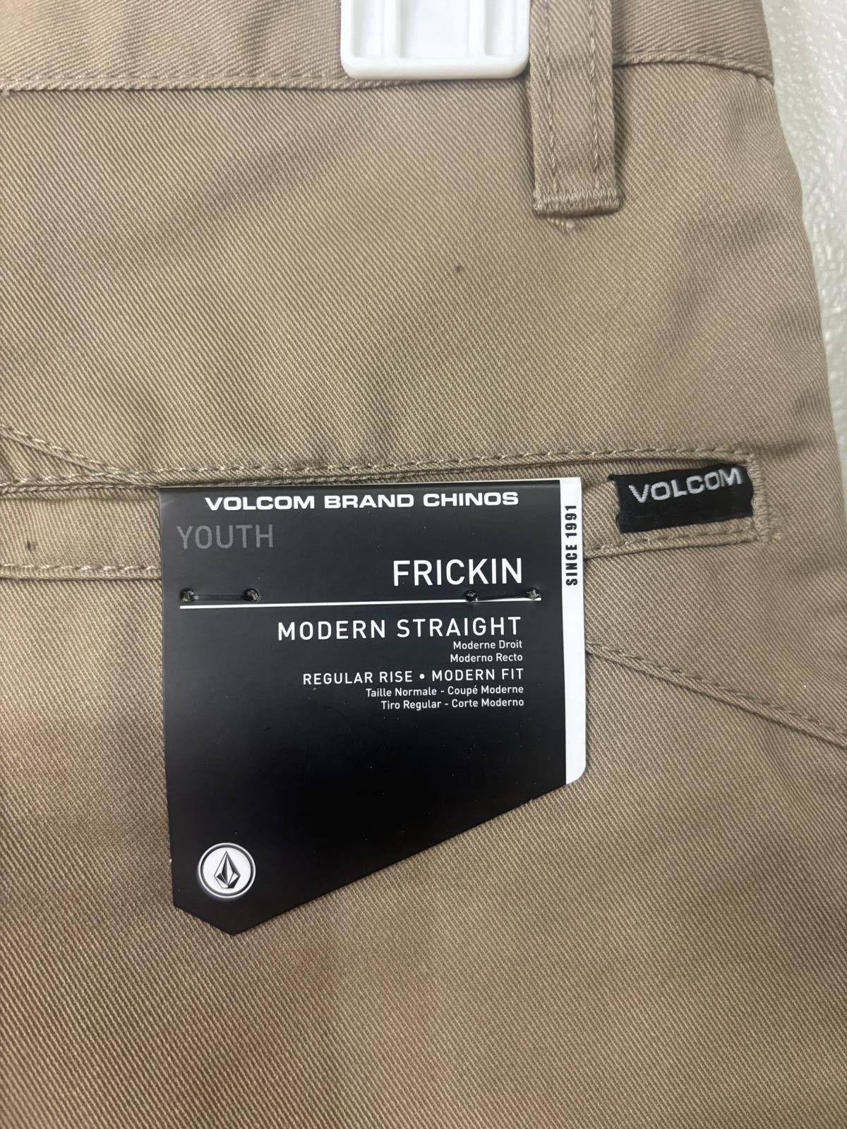 Volcom Volcom Youth Frickin Modern Straight Chino - Size 23 NWT Size US 26 / EU 42 - 2 Thumbnail