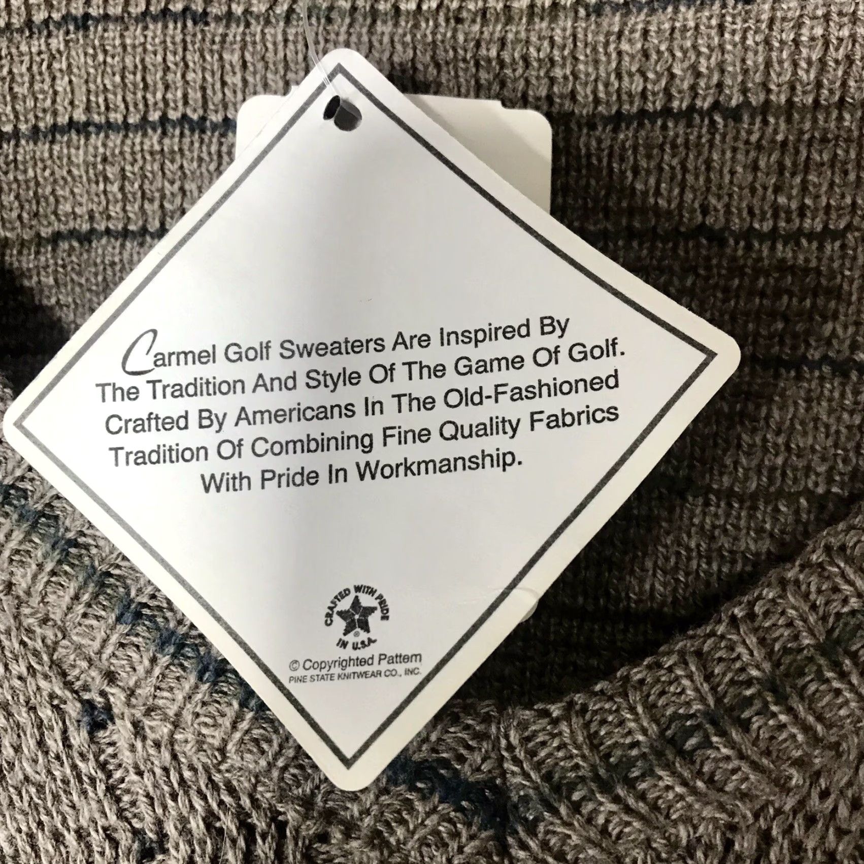 Vintage VINTAGE Carmel Golf Pullover Crewneck Sweater Brown 90s XL Men’s Classic Knit Size US XL / EU 56 / 4 - 7 Thumbnail