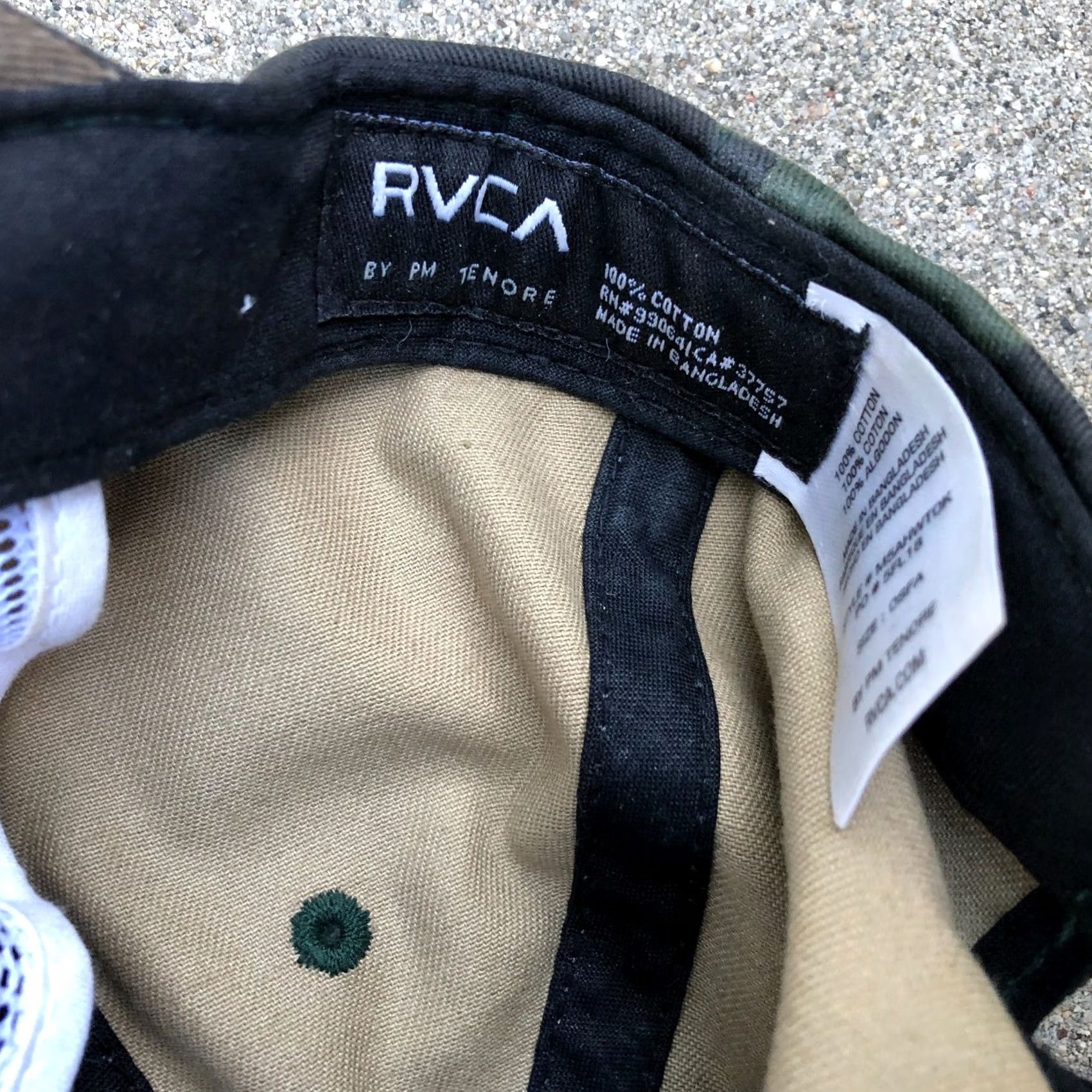 RVCA RVCA The Balance of Opposites Hat Men's Camo Snapback One Size Green Cap Size ONE SIZE - 6 Thumbnail