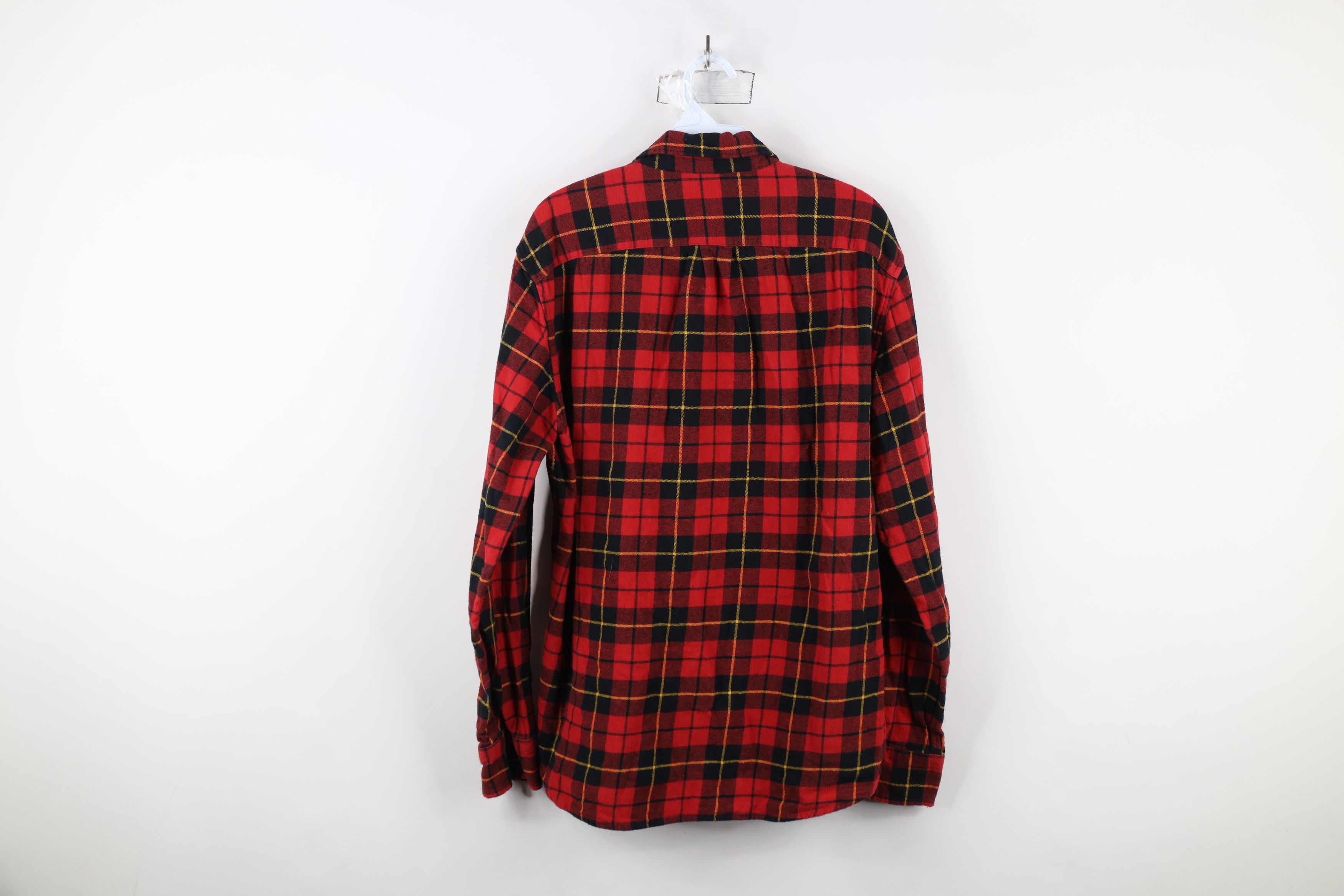 J.Crew × Vintage J Crew Long Sleeve Collared Flannel Button Shirt Cotton Size US L / EU 52-54 / 3 - 8 Thumbnail