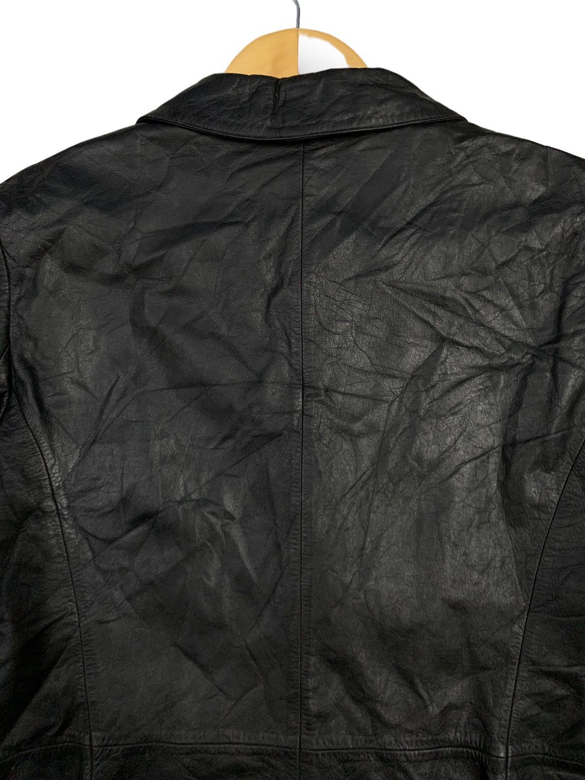PPFM Vintage Japanese Brand PPFM Cowhide Leather Blazer Jacket Size US M / EU 48-50 / 2 - 12 Thumbnail