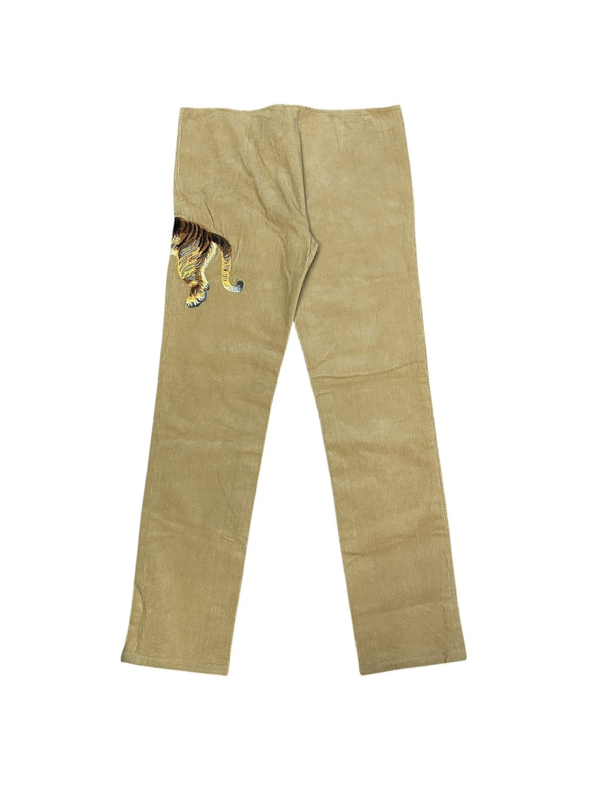 Vivienne Tam 00s Embroidered Corduroy Trousers Size 25" / US 0 / IT 36 - 2 Thumbnail
