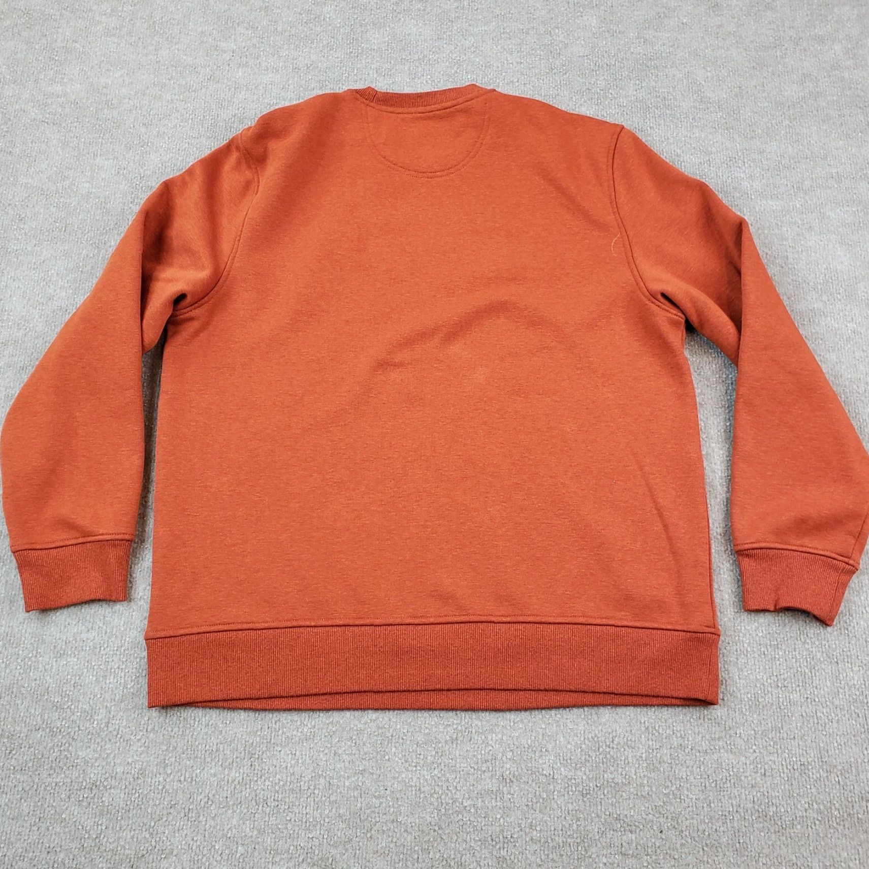 Izod Izod Mens Large Orange Long Sleeve Crew Neck Performance Sweatshirt Size US L / EU 52-54 / 3 - 8 Thumbnail