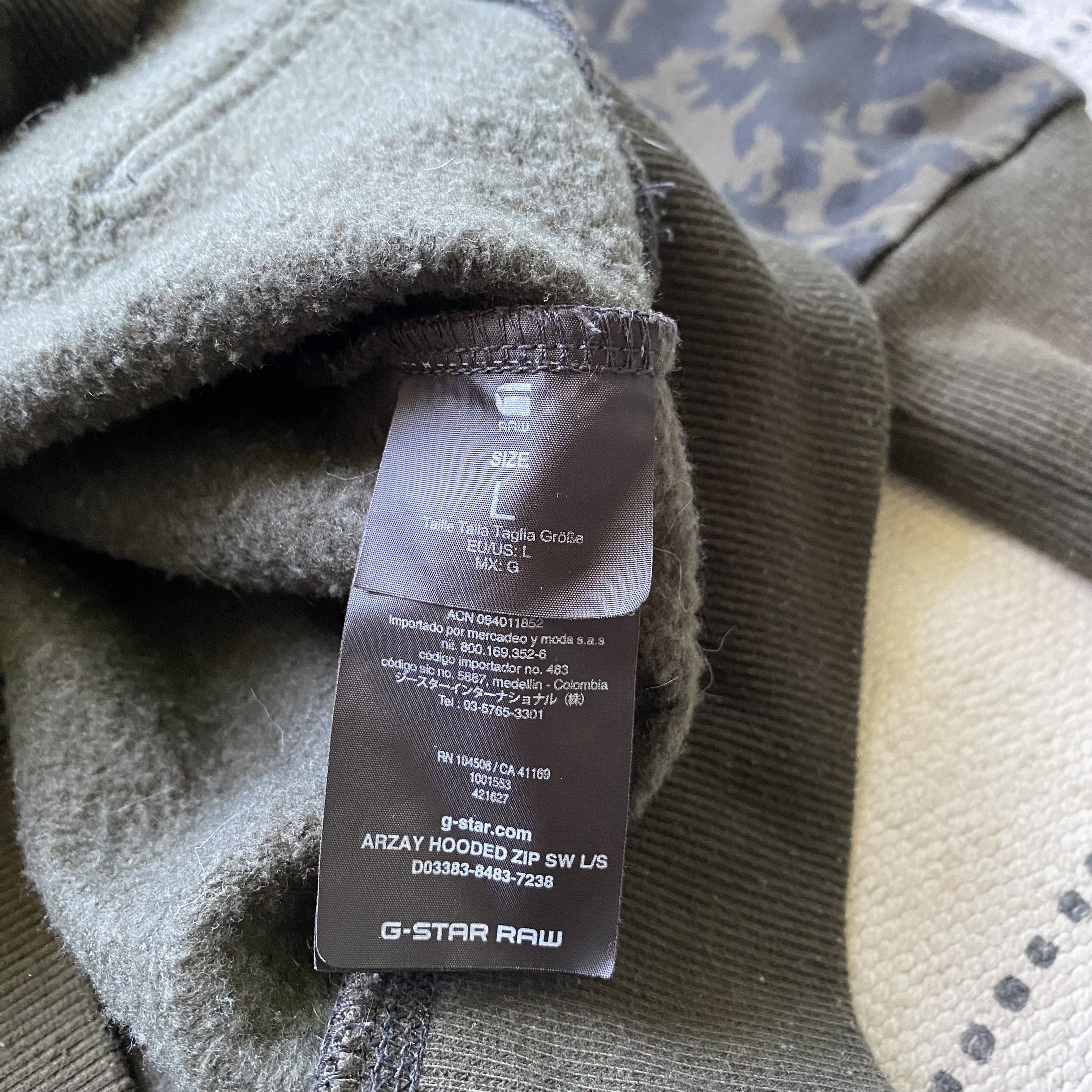 G-Star 🪖 Military G-start Raw Boxy hoodie camouflage Diesel Size US M / EU 48-50 / 2 - 7 Thumbnail