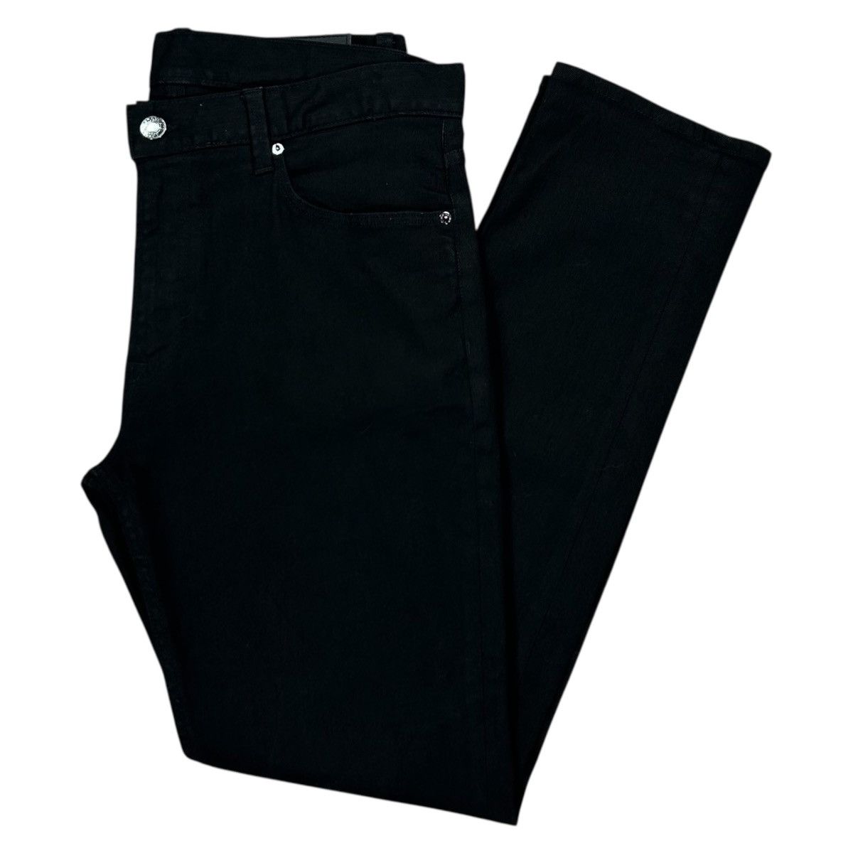 H&M H&M Mens Black Slim Fit Stretch Denim Jeans Size 34 Size US 34 / EU 50 - 1 Thumbnail