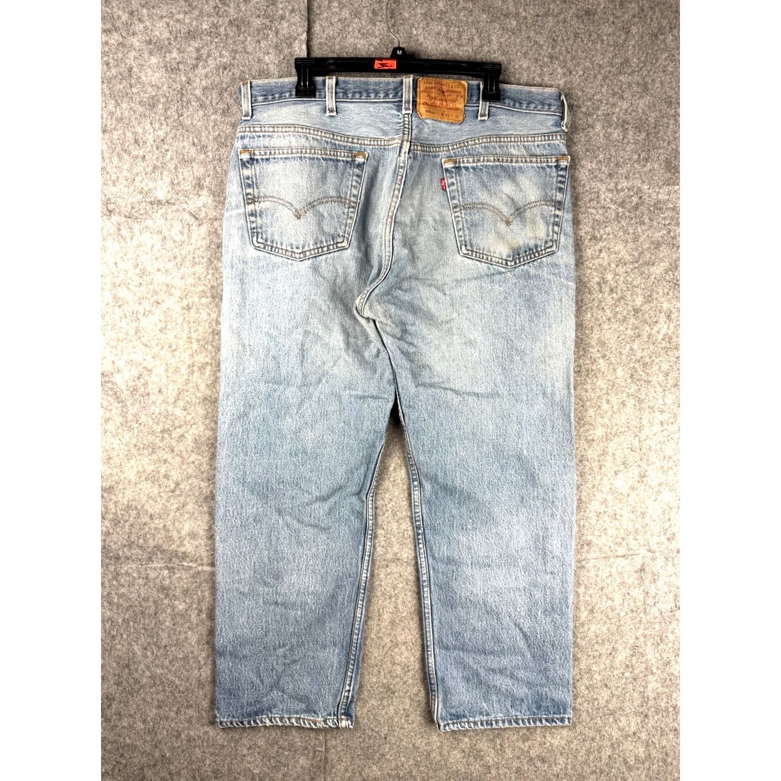 Levi's VINTAGE Levi's 501 Jeans Men's 42 x 30 Blue Medium Faded USA Regular Size US 36 / EU 52 - 2 Thumbnail