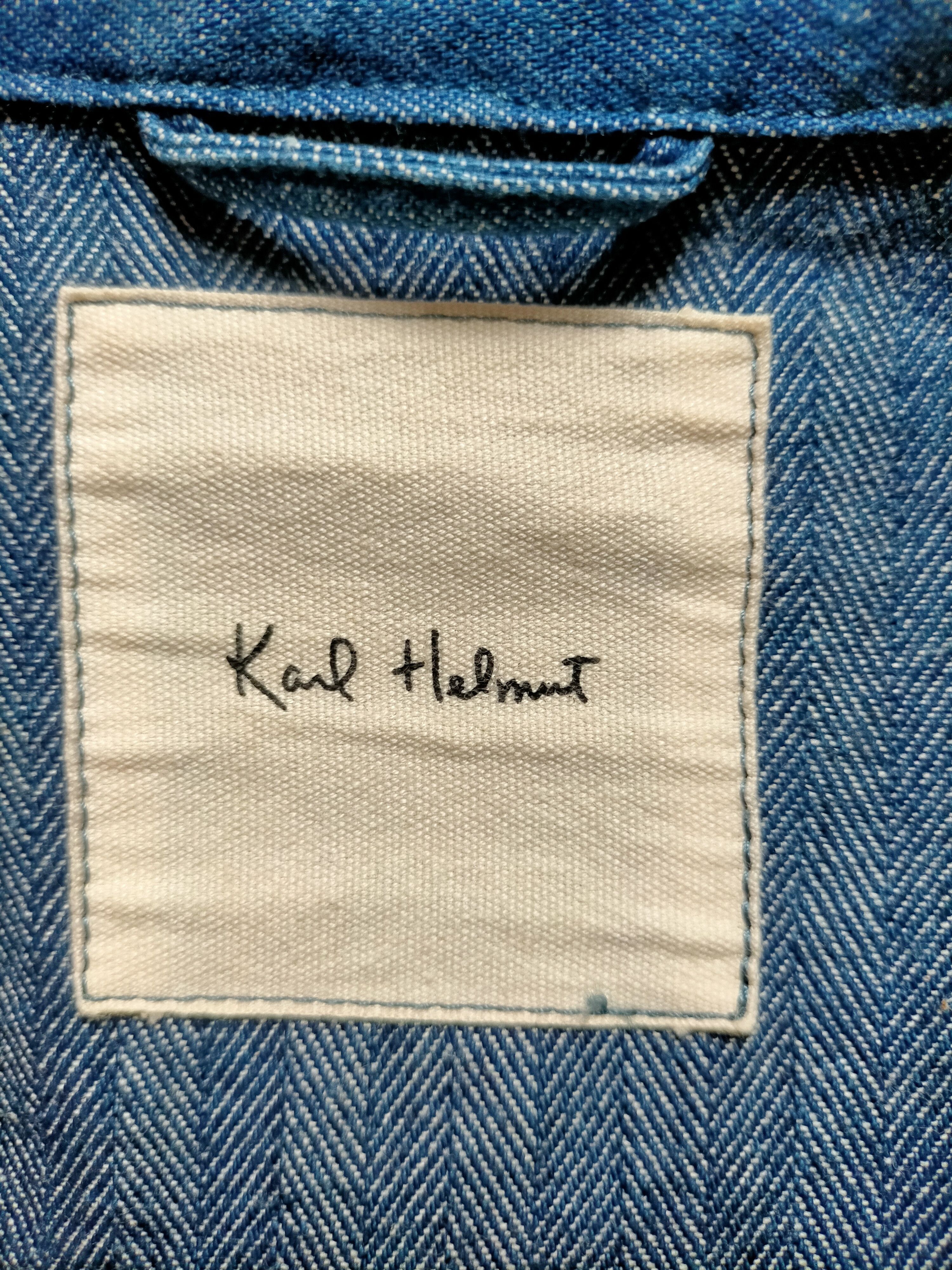Japanese Brand Karl Helmut Patchwork Trucker Jacket Jeans Size US L / EU 52-54 / 3 - 17 Thumbnail