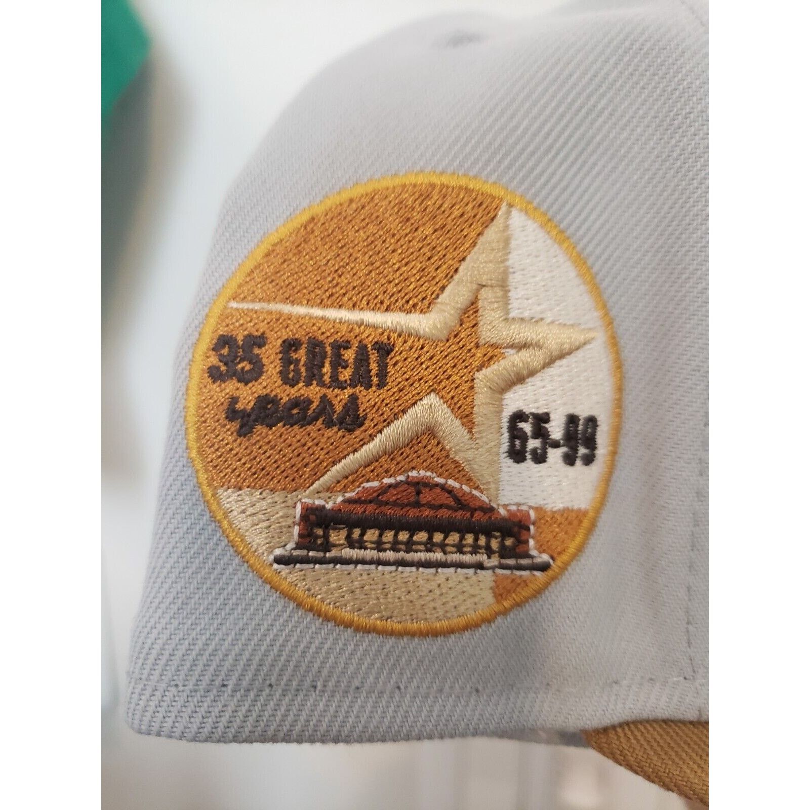 New Era Houston Astros Hat 35 Great Years 5950 Size 8 Gold New Era Size ONE SIZE - 3 Thumbnail