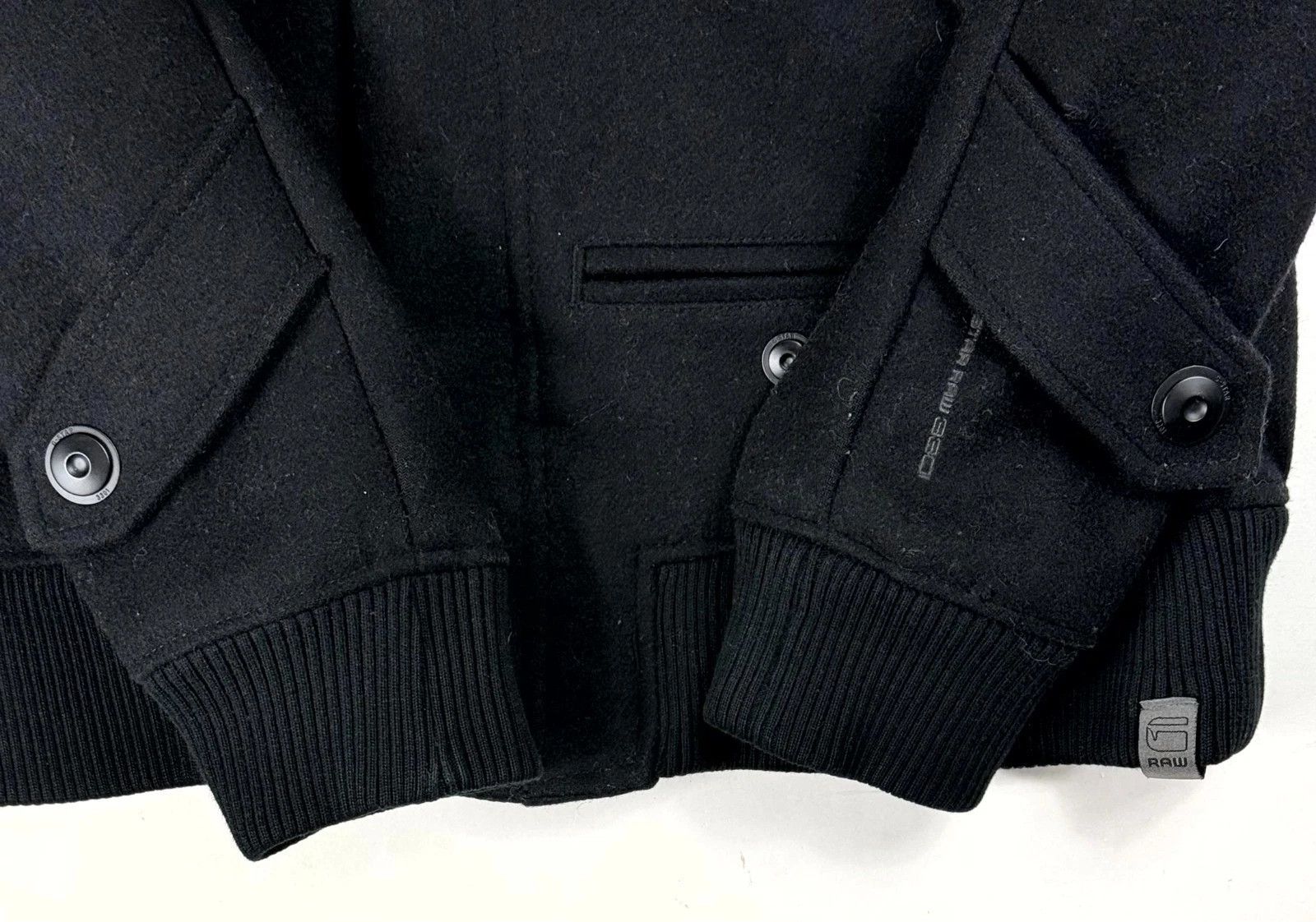 G-Star G-STAR Raw Wool Artner Weston Bomber Full Zip Jacket Size US L / EU 52-54 / 3 - 11 Thumbnail