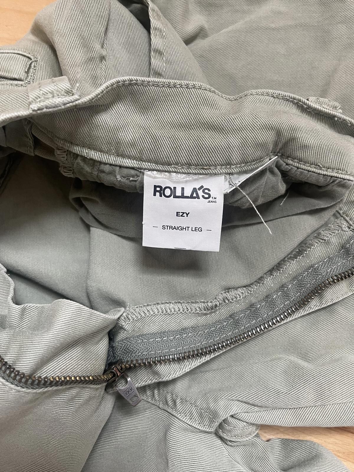 Rolla's Rollas Australia "EZY" Straight Leg Chino Mens 34 x 32 Olive Size US 34 / EU 50 - 3 Thumbnail