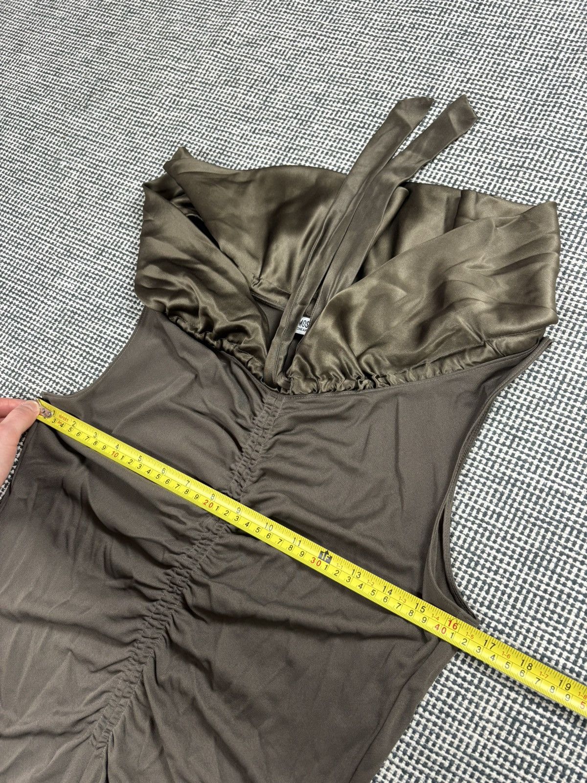 Moschino Moschino vintage dress mid length rayon brown casual evening Size L / US 10 / IT 46 - 10 Thumbnail