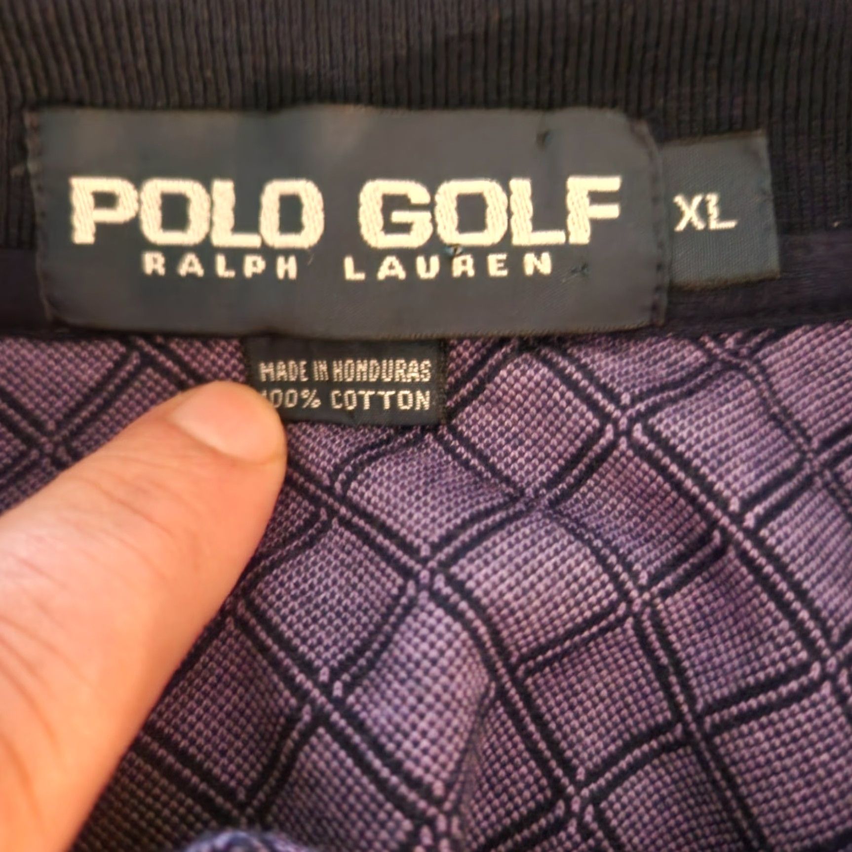 Polo Ralph Lauren Polo Ralph Lauren Polo Shirt Mens XL Purple Cotton Short Sleeve Collared Logo Classic Geometric Y2K Size US XL / EU 56 / 4 - 8 Thumbnail