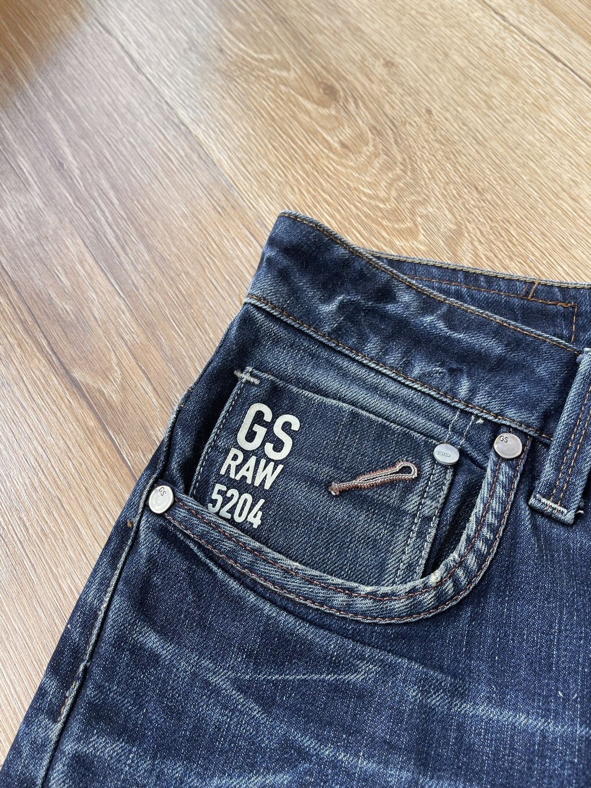 G-Star G-Star Raw Distressed Denim Jeans y2k Grunge Size US 34 / EU 50 - 11 Thumbnail