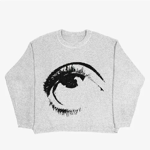 Men's Knit Sweater Fall/Winter Oversized Aesthetic