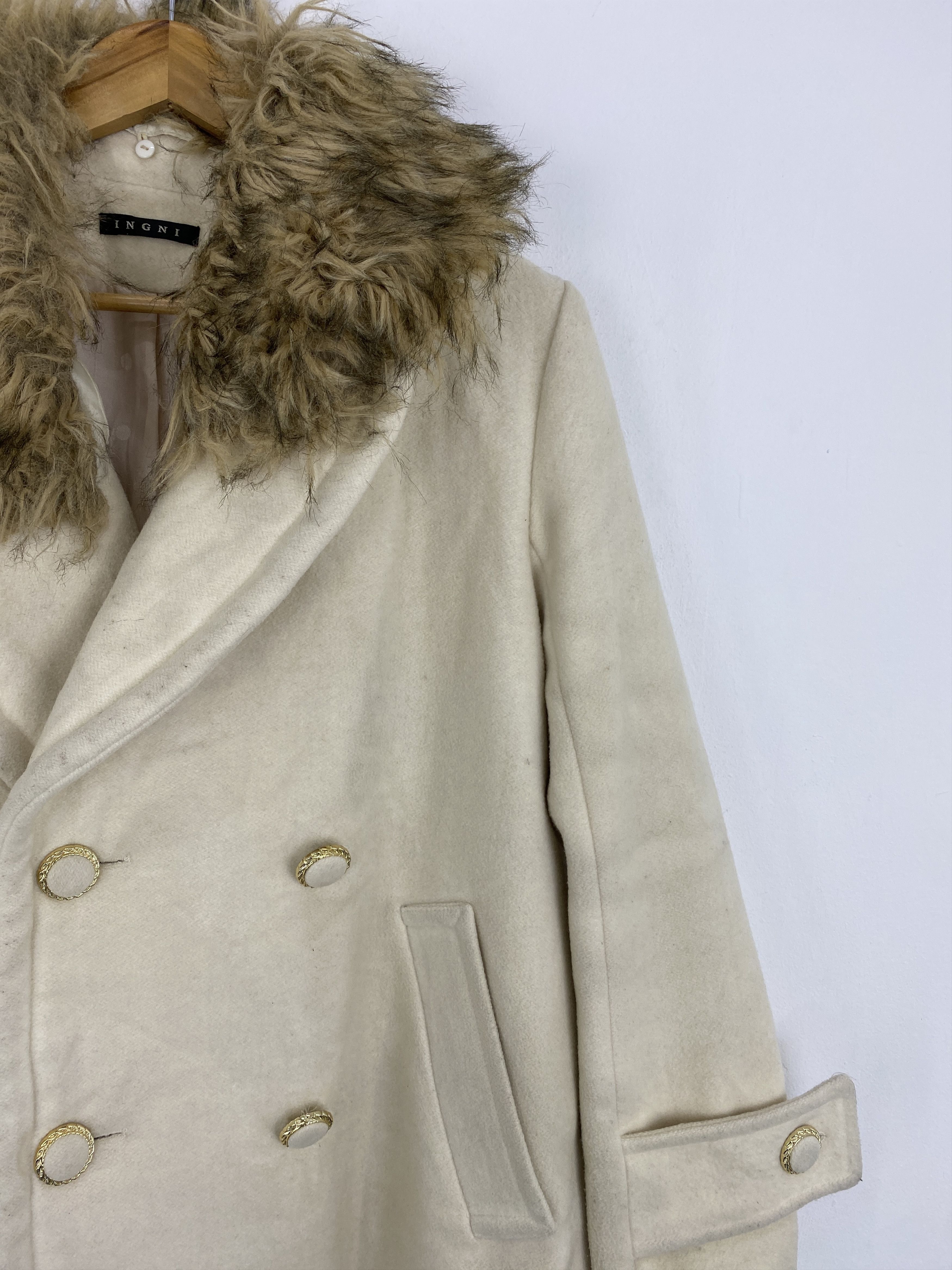 If Six Was Nine × Japanese Brand × Vintage Vintage Japanese Brand Double Breasted Sherpa Jacket Size US M / EU 48-50 / 2 - 11 Thumbnail