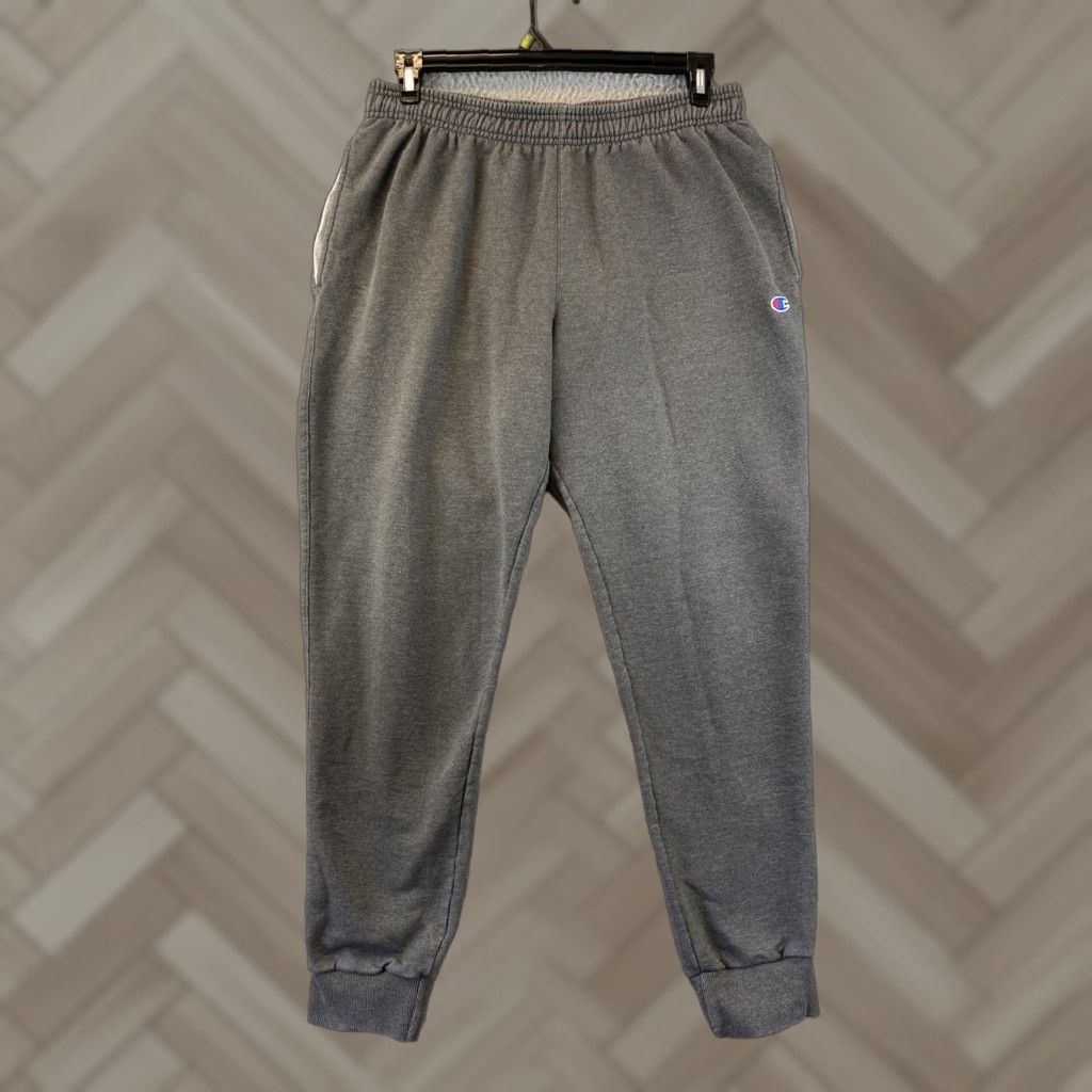 Champion Champion Men's Sweatpants XL Gray Athletic Joggers Outdoor Tapered Fit Activewear 34x30 Size US 34 / EU 50 - 1 Thumbnail