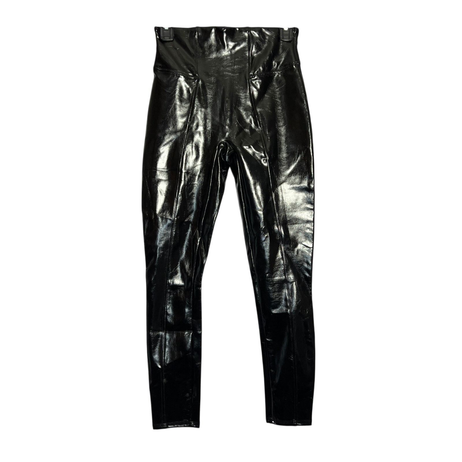 Spanx SPANX Faux Patent Leather Leggings Black Shiny Size S Size 27" / US 4 / IT 40 - 1 Thumbnail