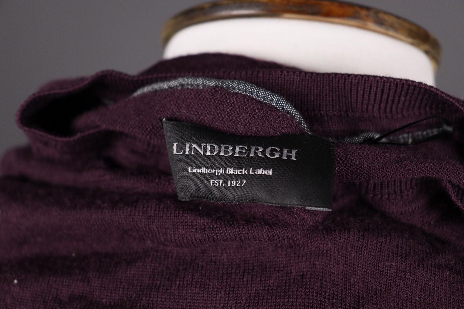 Lindbergh Lindbergh Black Label Burdungly Men's Wool V-Neck Sweater S Size US S / EU 44-46 / 1 - 8 Thumbnail