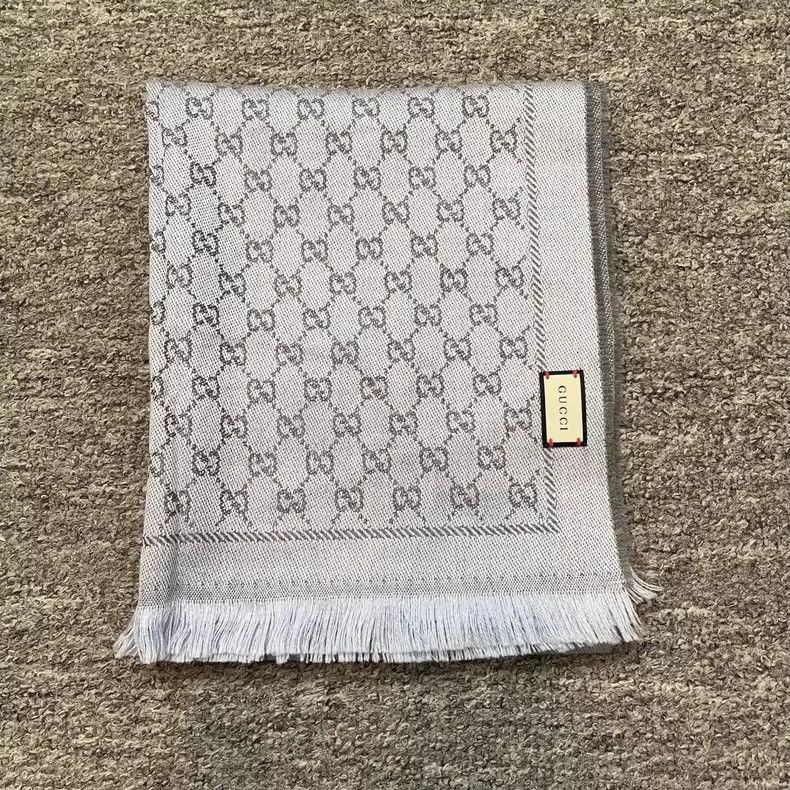 Gucci gucci logo patterned scarf-2508 Size ONE SIZE - 2 Thumbnail
