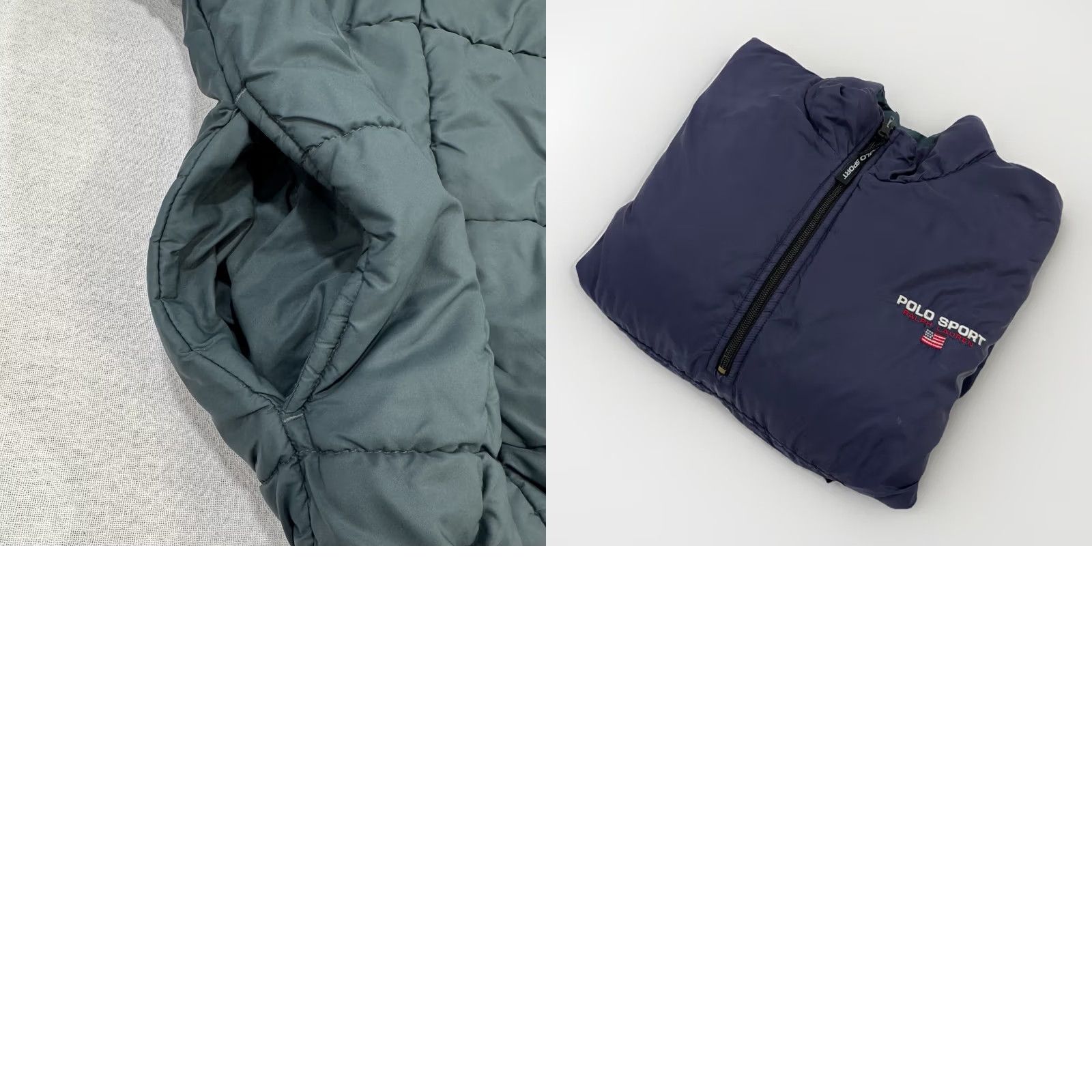 Ralph Lauren VINTAGE Polo Sport Ralph Lauren Reversible 1/2 Zip Pullover Jacket Men’s Large Blue N/A 90s Mens Size US L / EU 52-54 / 3 - 9 Thumbnail