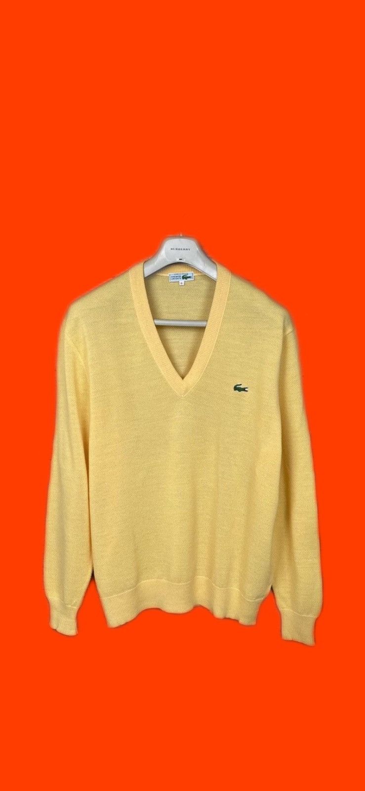 Lacoste Lacoste Sweater Vintage 90s Size US XL / EU 56 / 4 - 1 Thumbnail