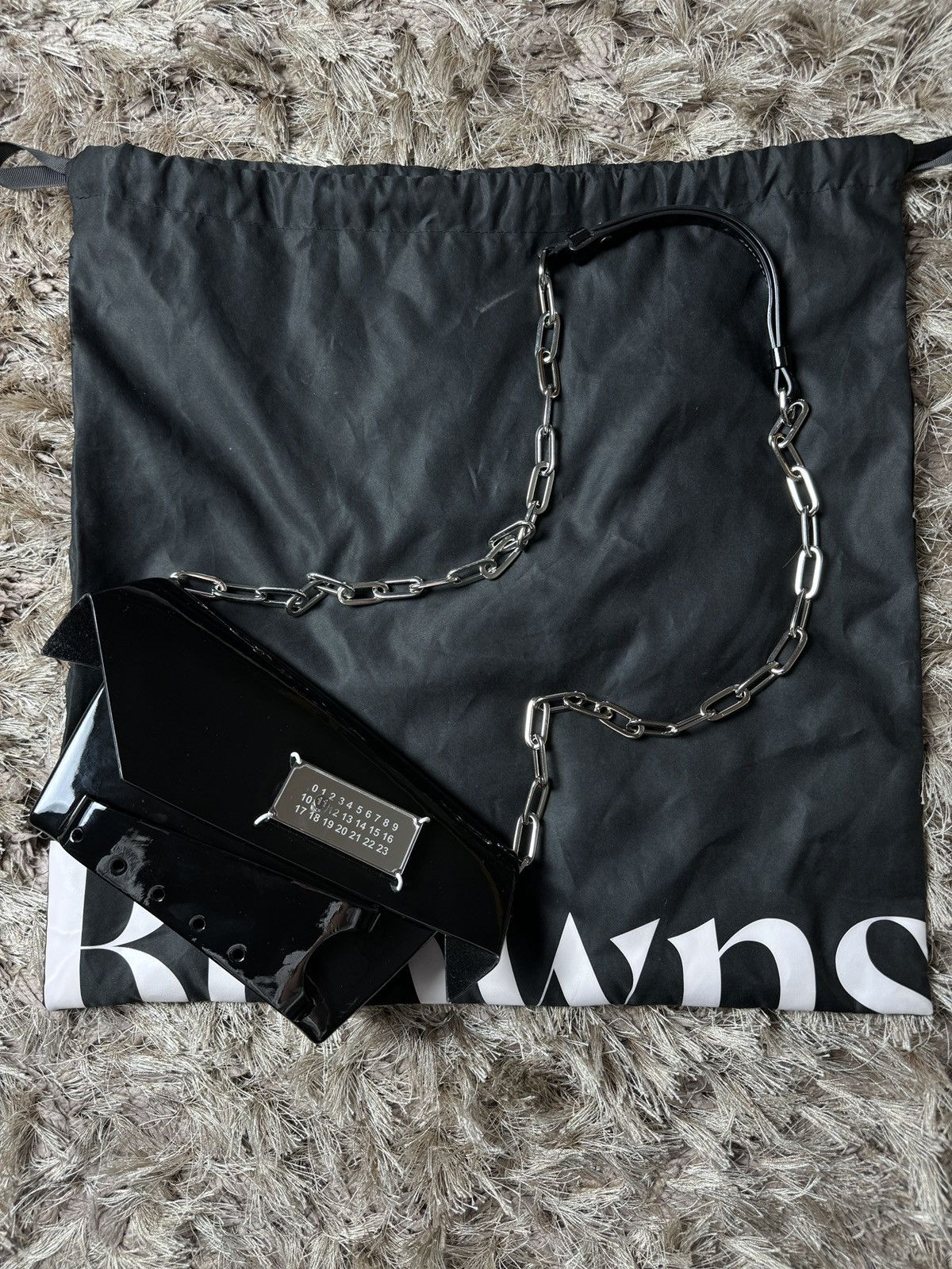 Maison Margiela Maison Margiela Snatched Shoulder Bag Balck Size ONE SIZE - 7 Thumbnail