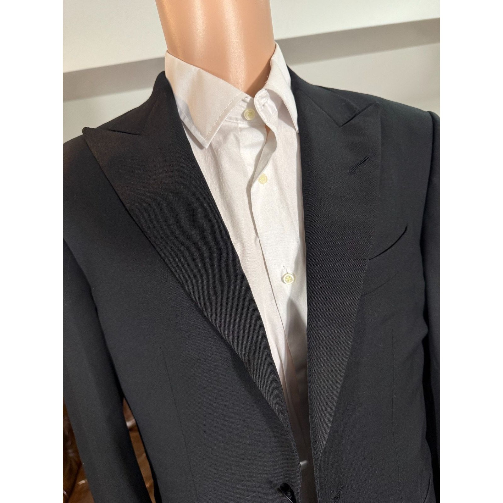 Tom Ford Tom Ford Grossgrain Peak Lapel Dinner Jacket (50R EU) 40R Size 40R - 6 Thumbnail